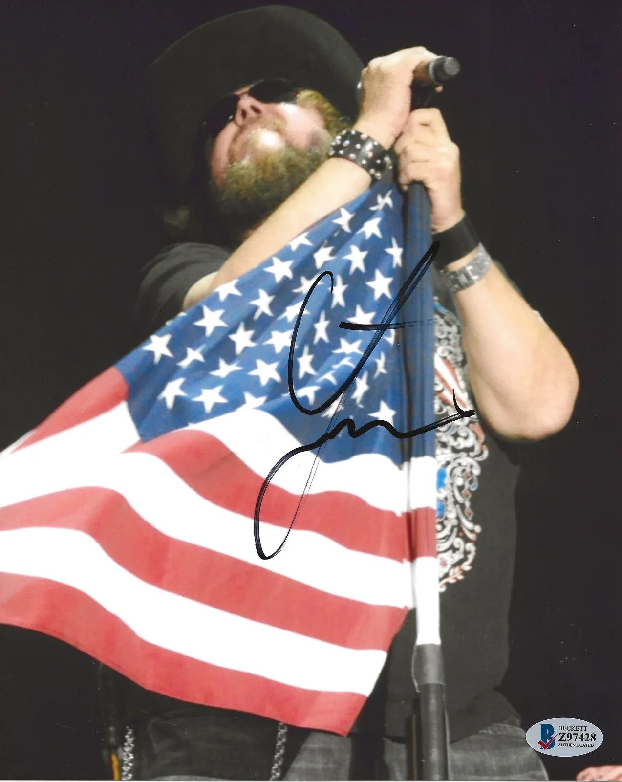 Colt Ford Country singer rapper signed 8x10 photo Beckett COA autographed., изображение 2