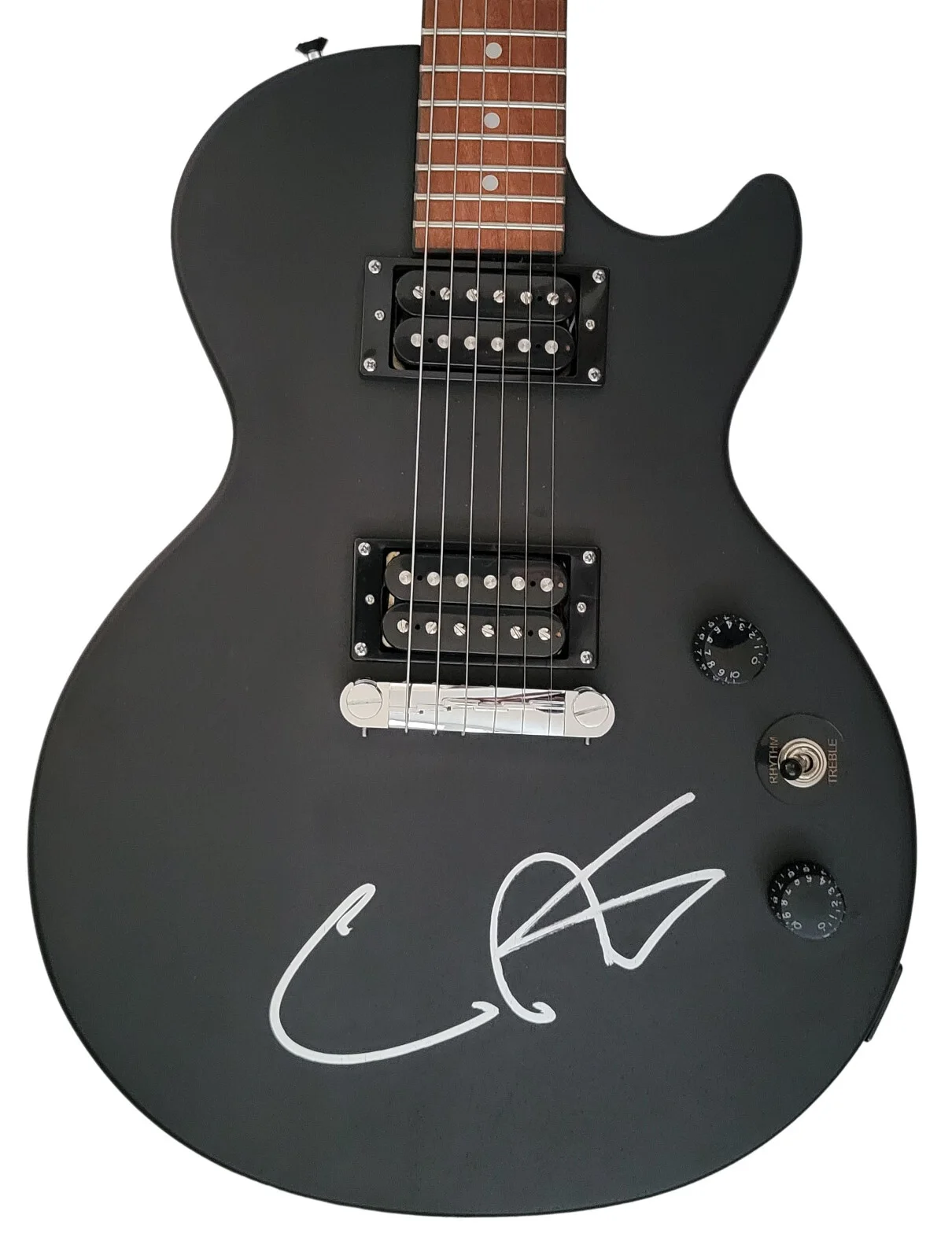 Carlos Santana signed Epiphone Les Paul guitar COA exact proof autographed Rare!, изображение 2