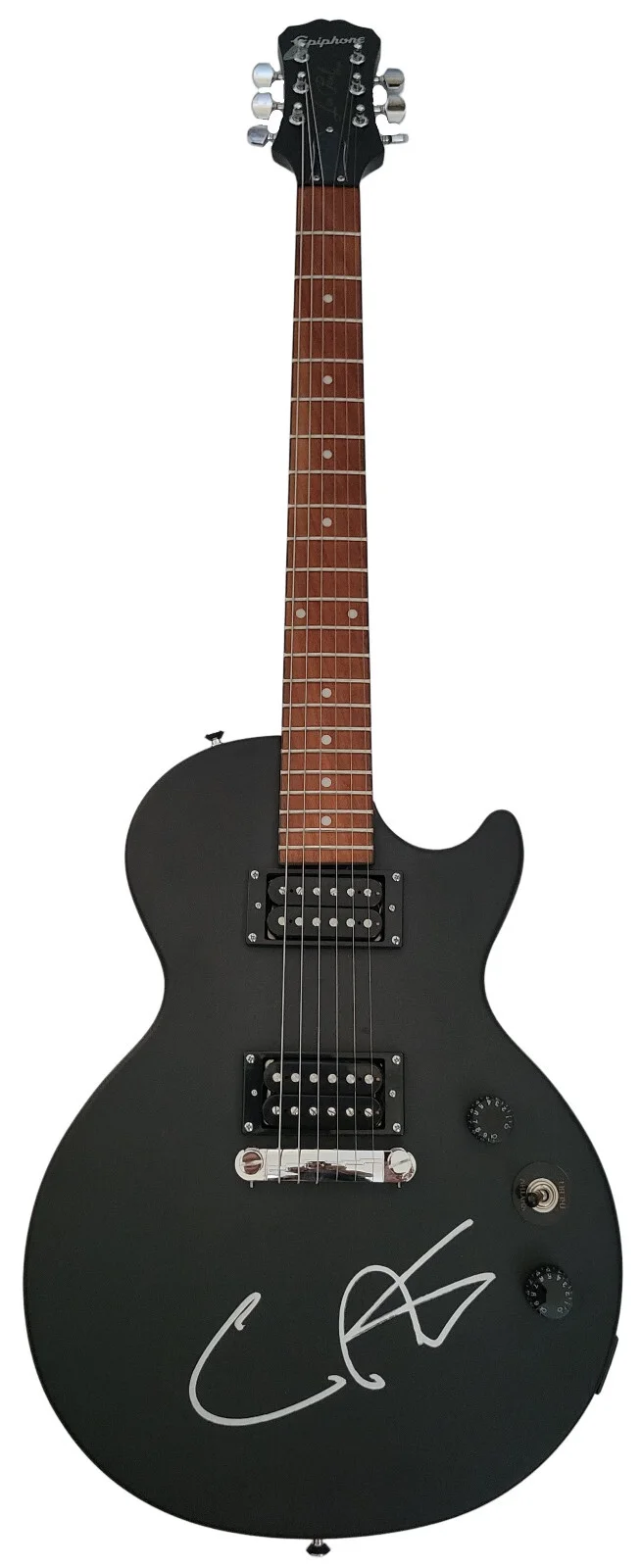 Carlos Santana signed Epiphone Les Paul guitar COA exact proof autographed Rare!, изображение 3