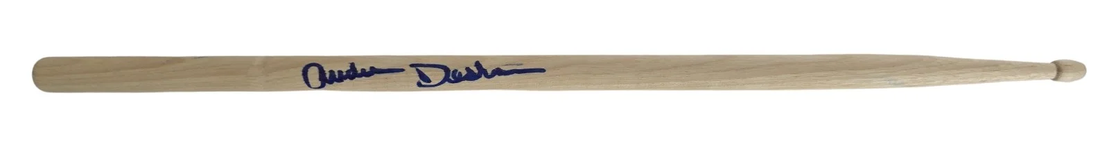 Audie Desbrow Great White Drummer Signed Drumstick COA Exact Proof Autographed.., image 2