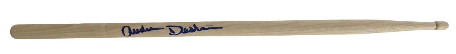 Audie Desbrow Great White Drummer Signed Drumstick COA Exact Proof Autographed.., image 5