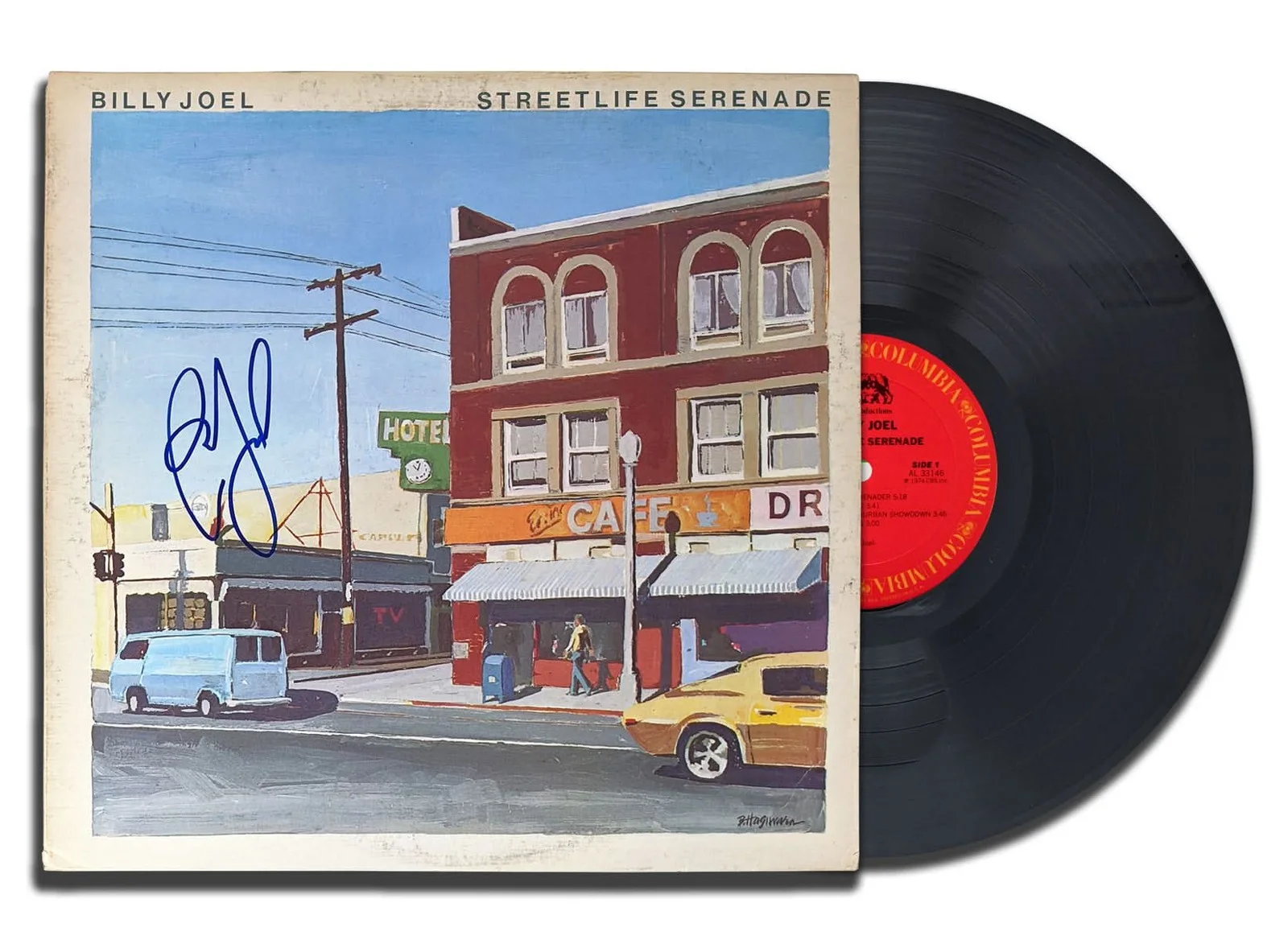 Billy Joel Signed STREETLIFE SERENADE Autographed Vinyl Album LP, изображение 2