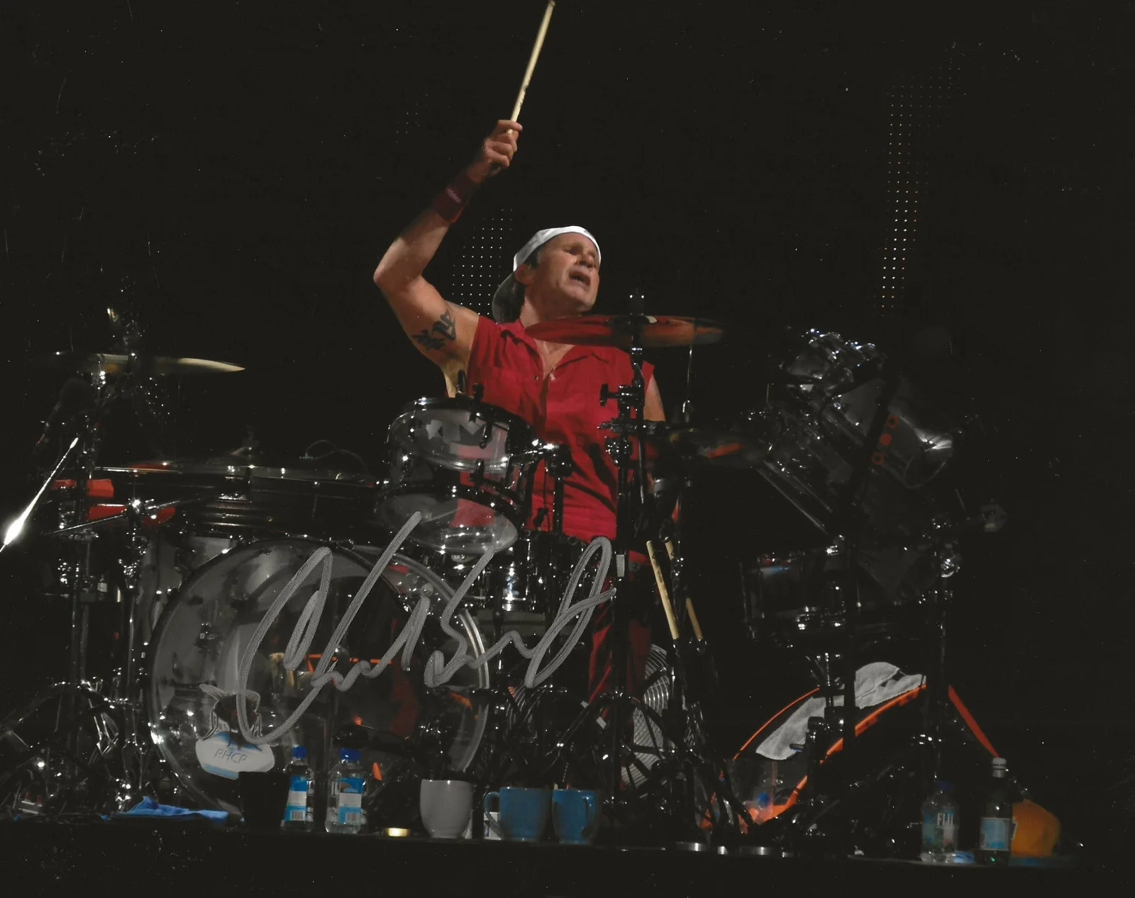 Chad Smith Red Hot Chili Peppers Drummer signed 8x10 photo COA Proof autograph.., image 2