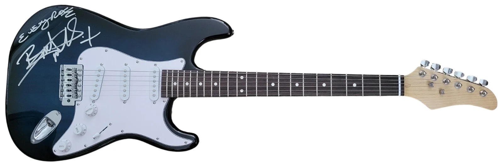 Bret Michaels Poison Signed Full Size Electric Guitar COA W/Proof Autographed, image 2