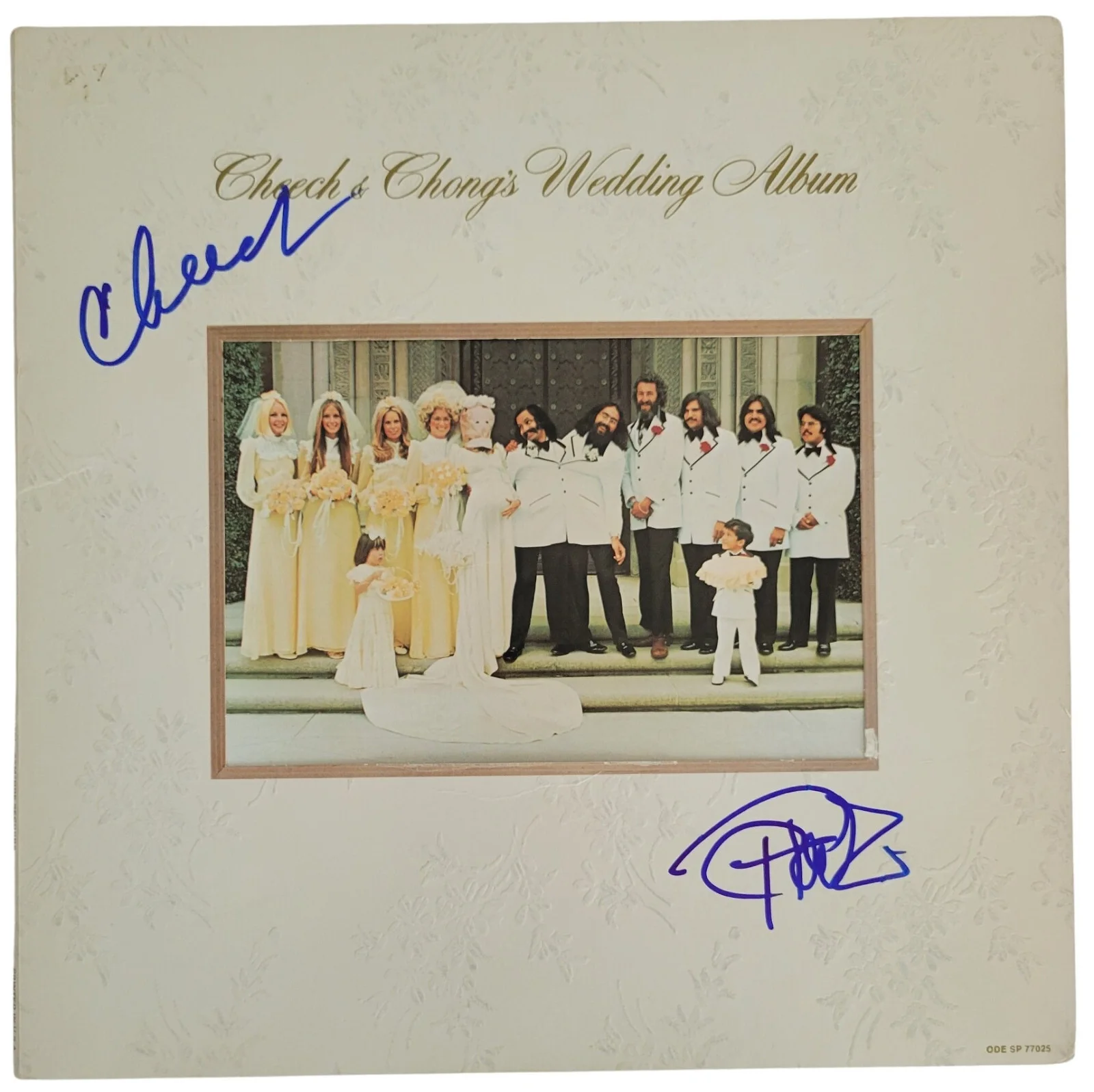 Cheech and Chong Signed Wedding Album Beckett COA Proof Autographed Vinyl Record, изображение 3