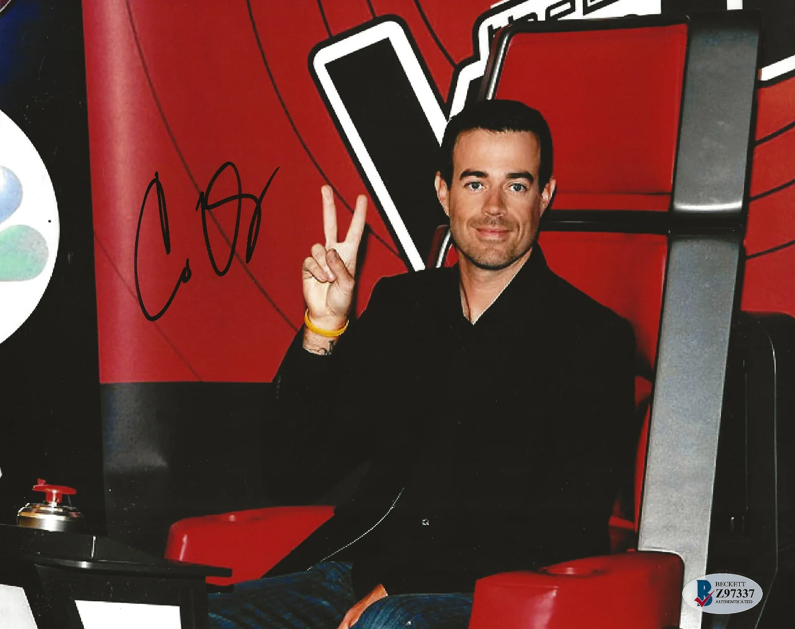 Carson Daly — Carson Daly MTV Host signed 8x10 photo Beckett COA autographed, изображение 2