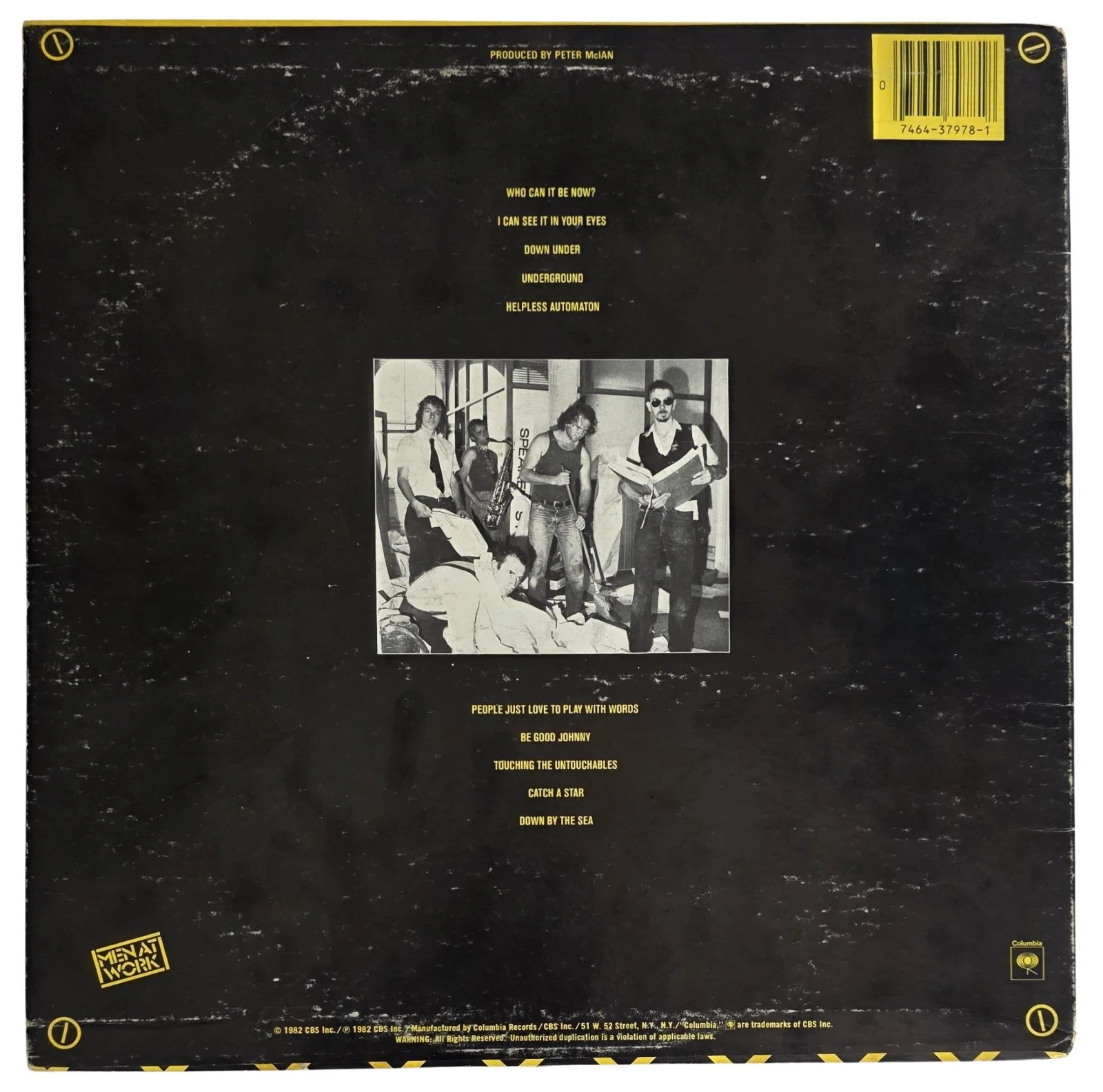 Colin Hay Signed Men At Work Business as Usual Album COA Proof Autographed Vinyl, image 4