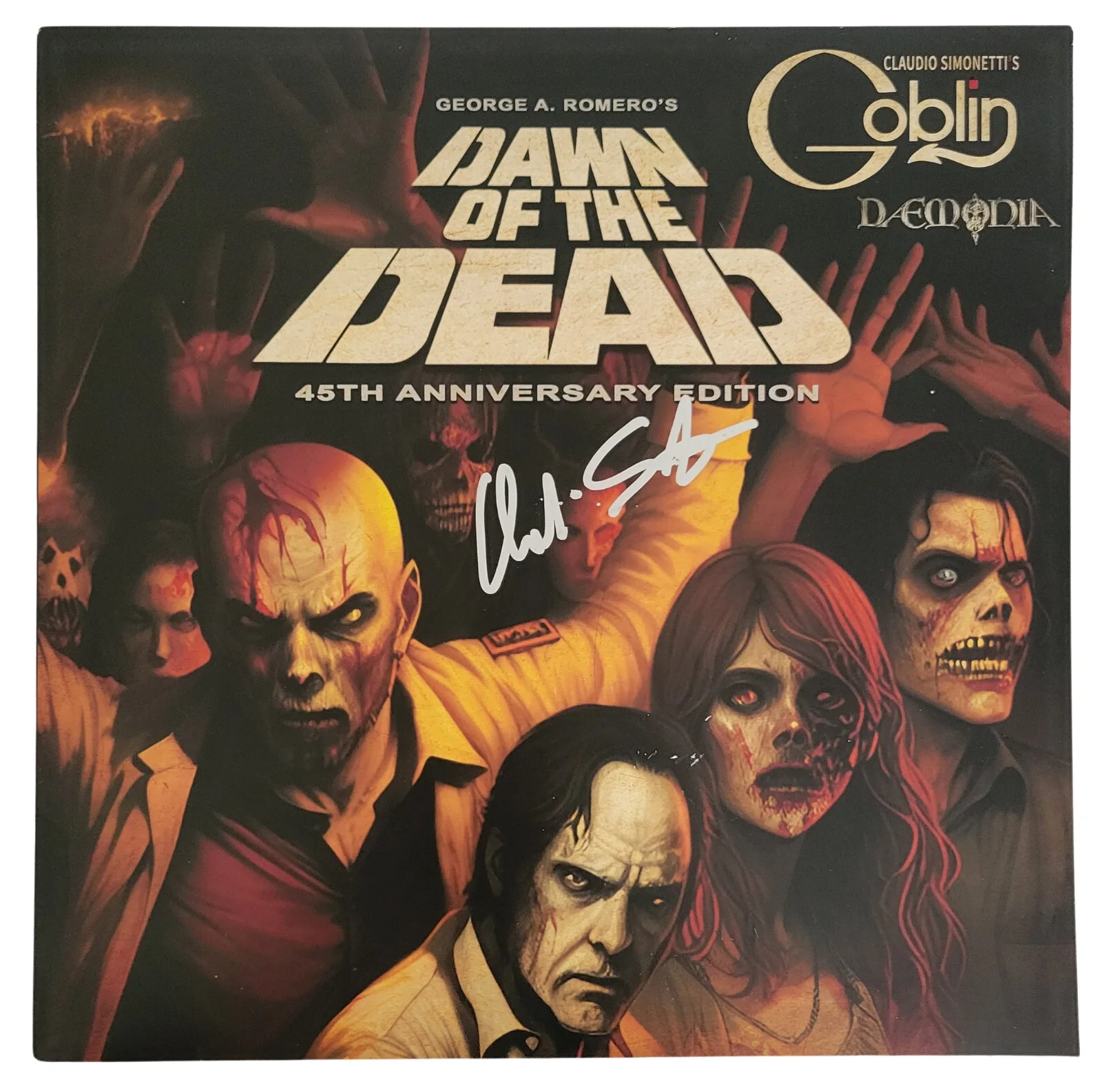 Claudio Simonetti Goblin Signed Dawn of the Dead Album Proof Autographed Vinyl, image 4