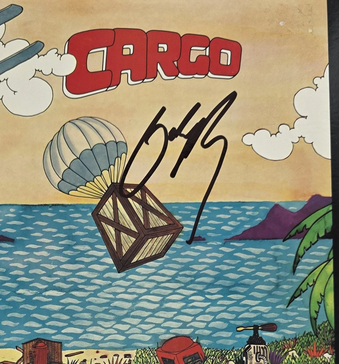 Colin Hay Signed Men At Work Cargo Album COA Proof Autographed Vinyl Record, изображение 4