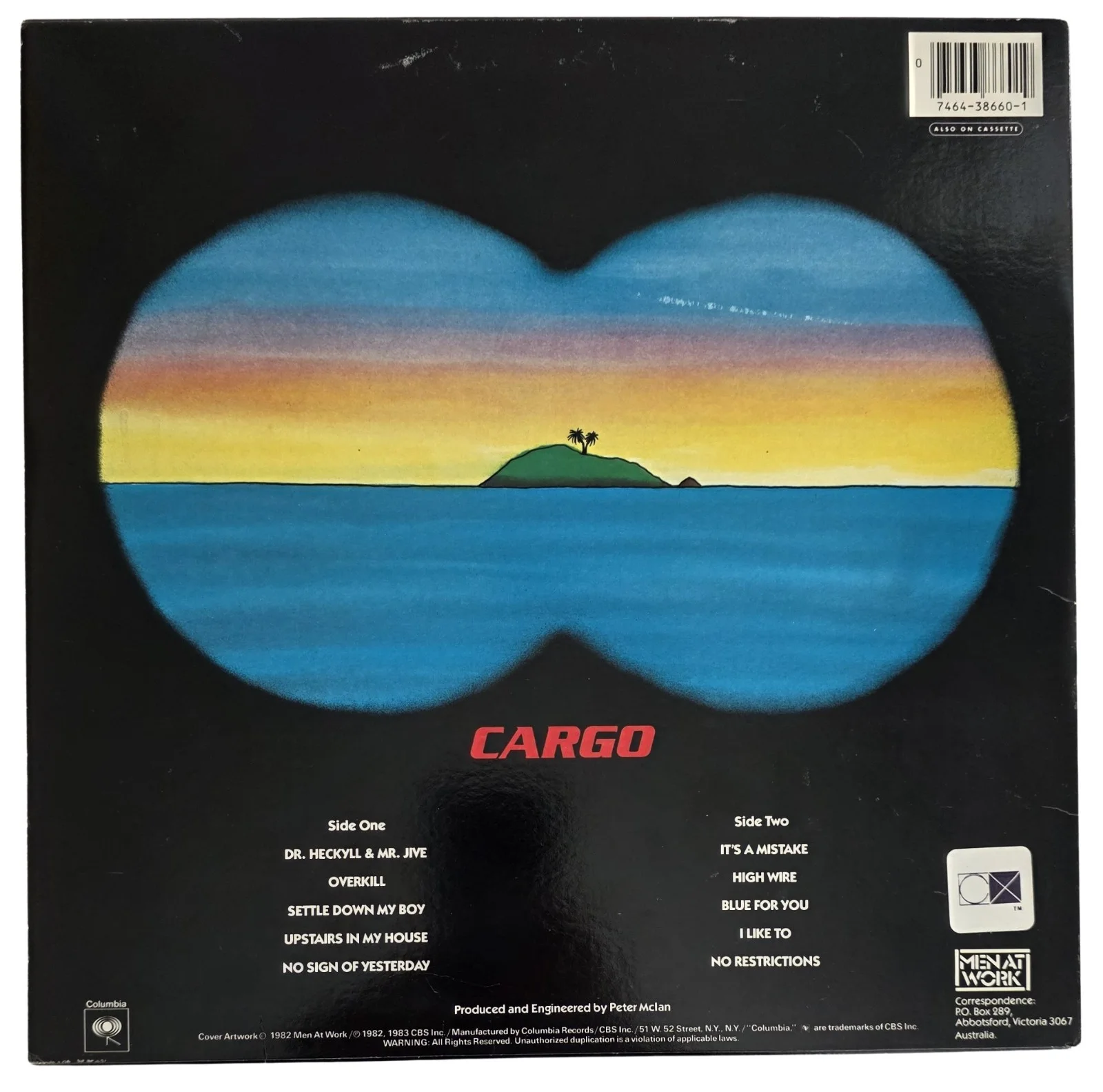 Colin Hay Signed Men At Work Cargo Album COA Proof Autographed Vinyl Record, изображение 5