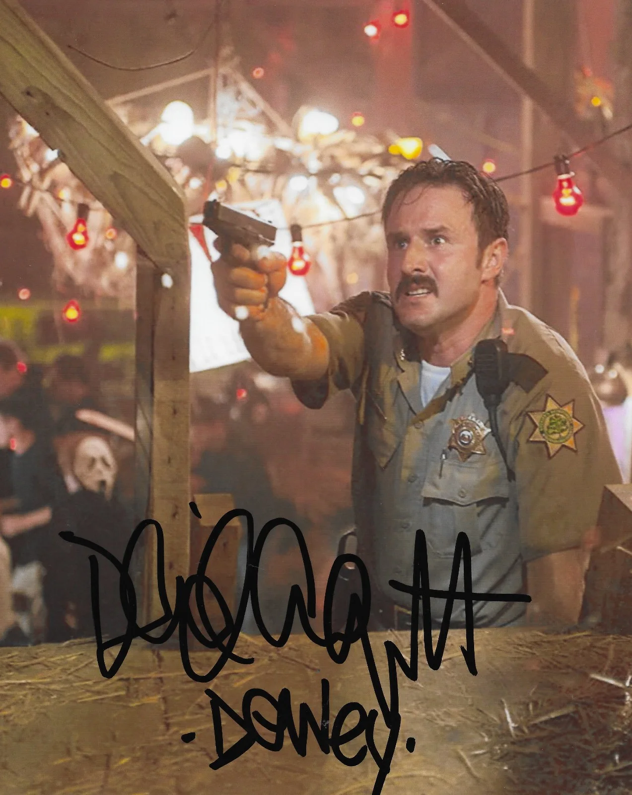 David Arquette — David Arquette Signed Scream 8x10 photo COA Exact Proof Autographed Actor Dewey, image 2