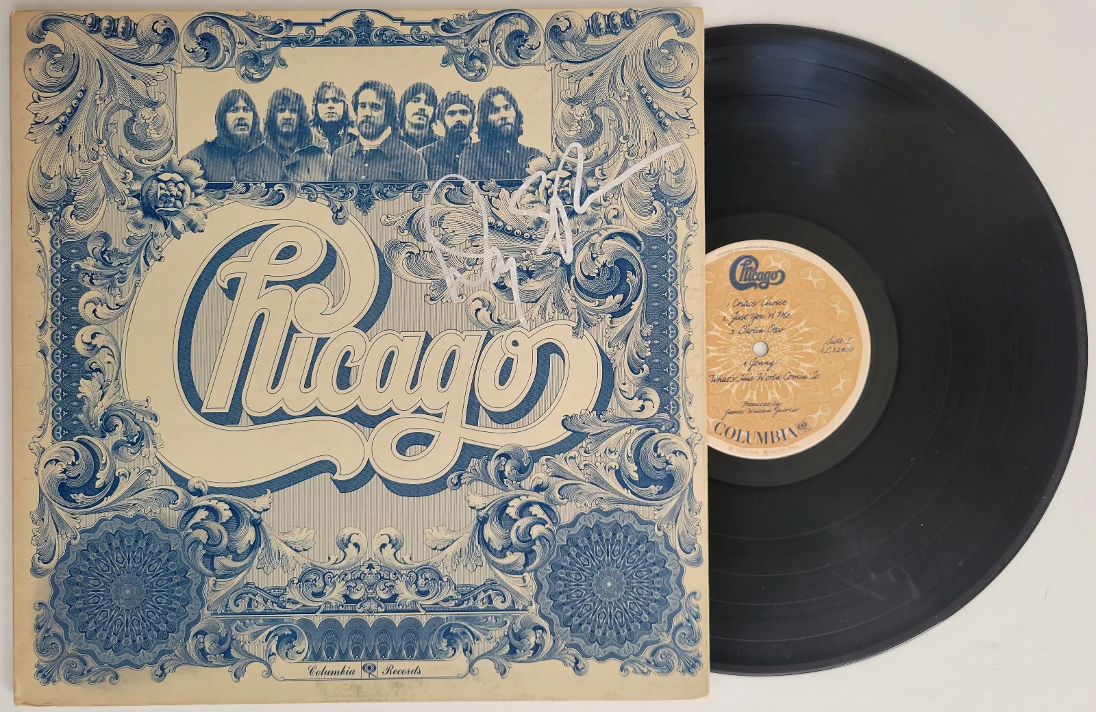 Danny Seraphine signed Chicago VI album vinyl Record COA proof autographed, изображение 2