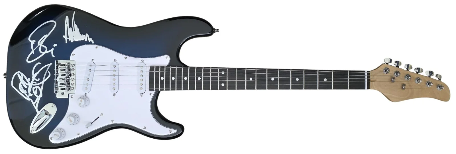 Cheap Trick Band Signed Full Size Electric Guitar COA Exact Proof Robin Rick Tom, image 2