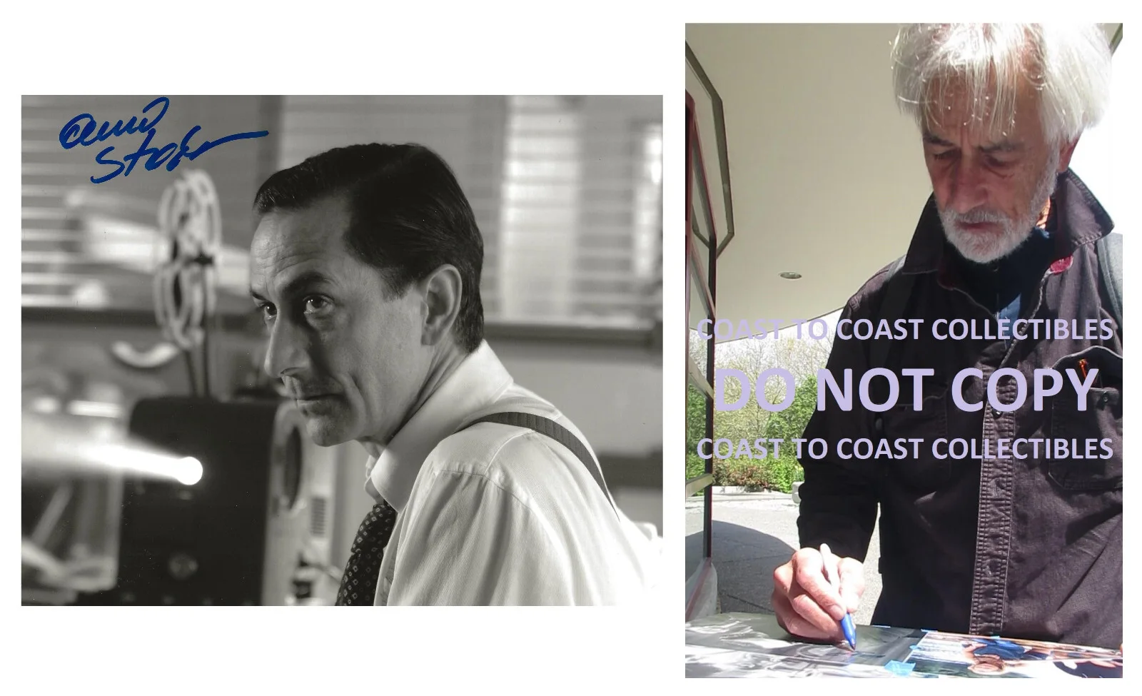 David Strathairn — David Strathairn Signed 8x10 Photo COA Exact Proof Actor Autographed..