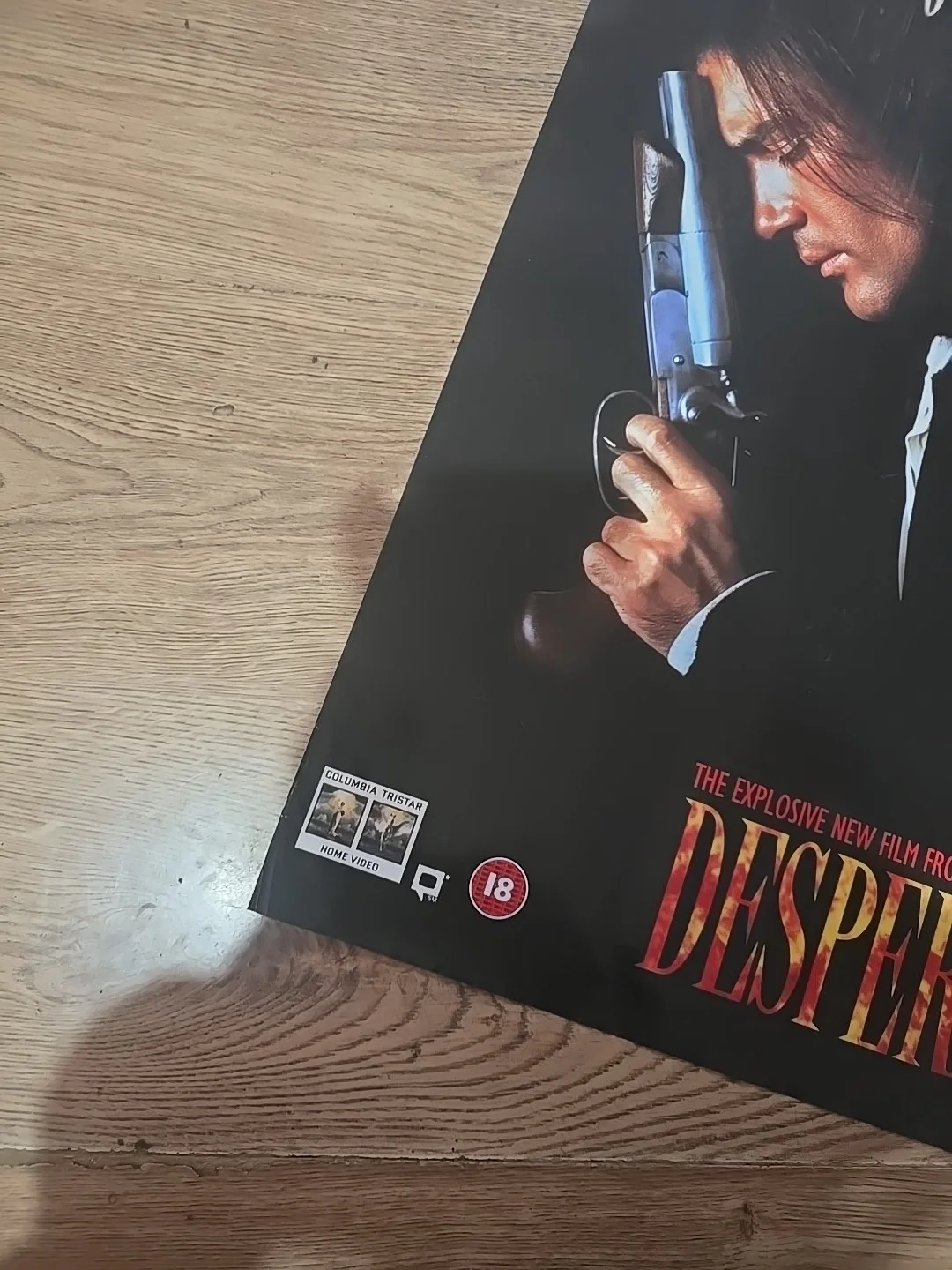 Desparado Original Video Shop VHS Poster Rare, image 2