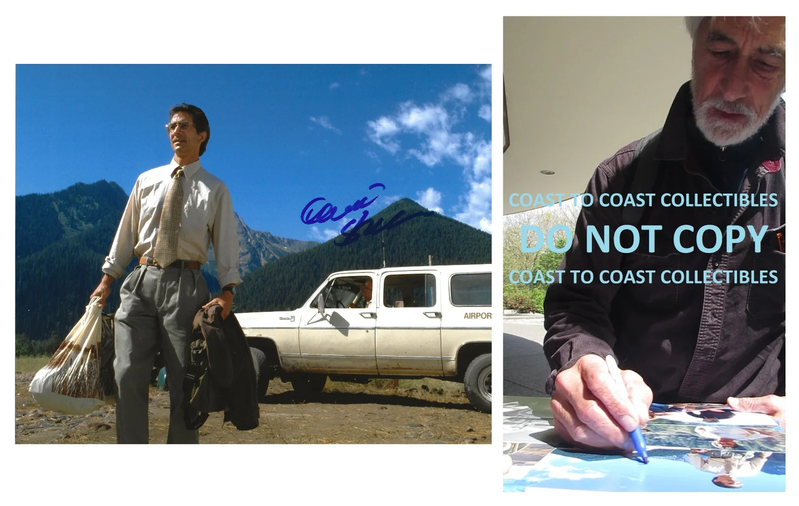 David Strathairn — David Strathairn signed Jurassic Park 8x10 photo COA exact proof autographed