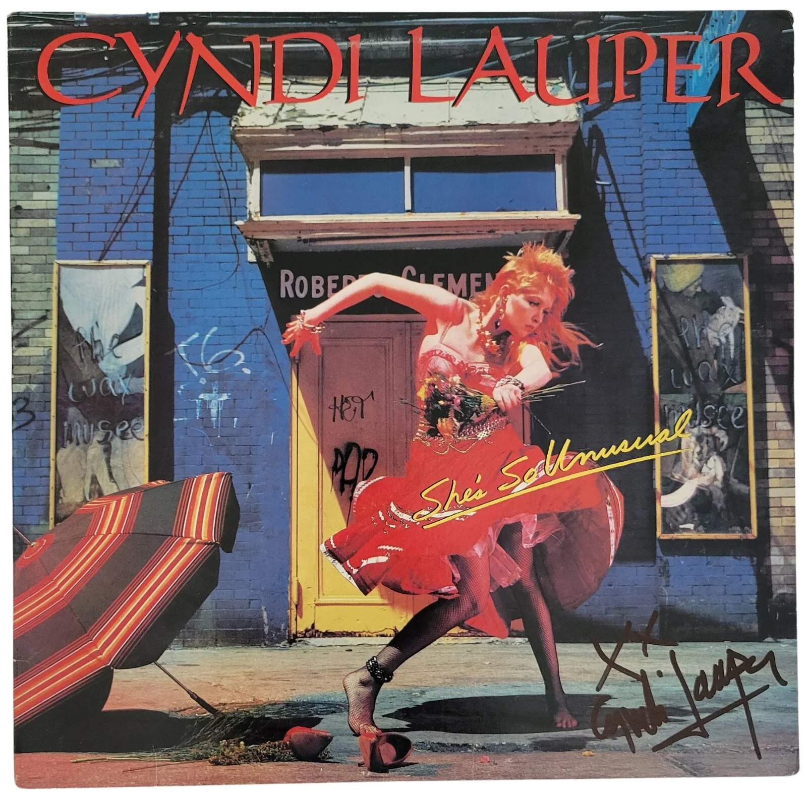 Cyndi Lauper Signed Shes So Unsual Album COA Proof Autographed Vinyl Record, image 3