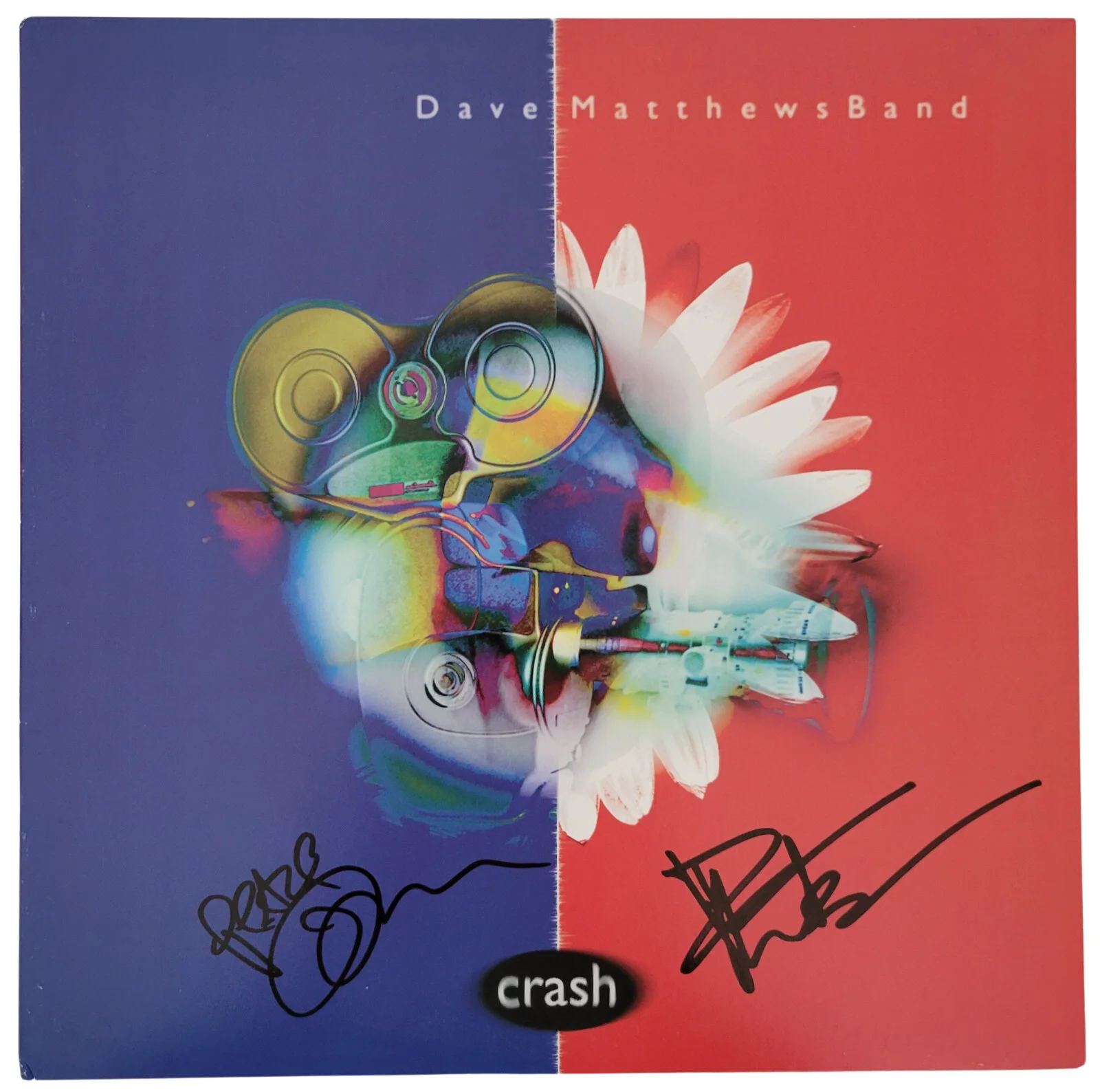 Dave Matthews Signed Crash Album COA Proof Autographed Vinyl LP Tim Reynolds, изображение 3