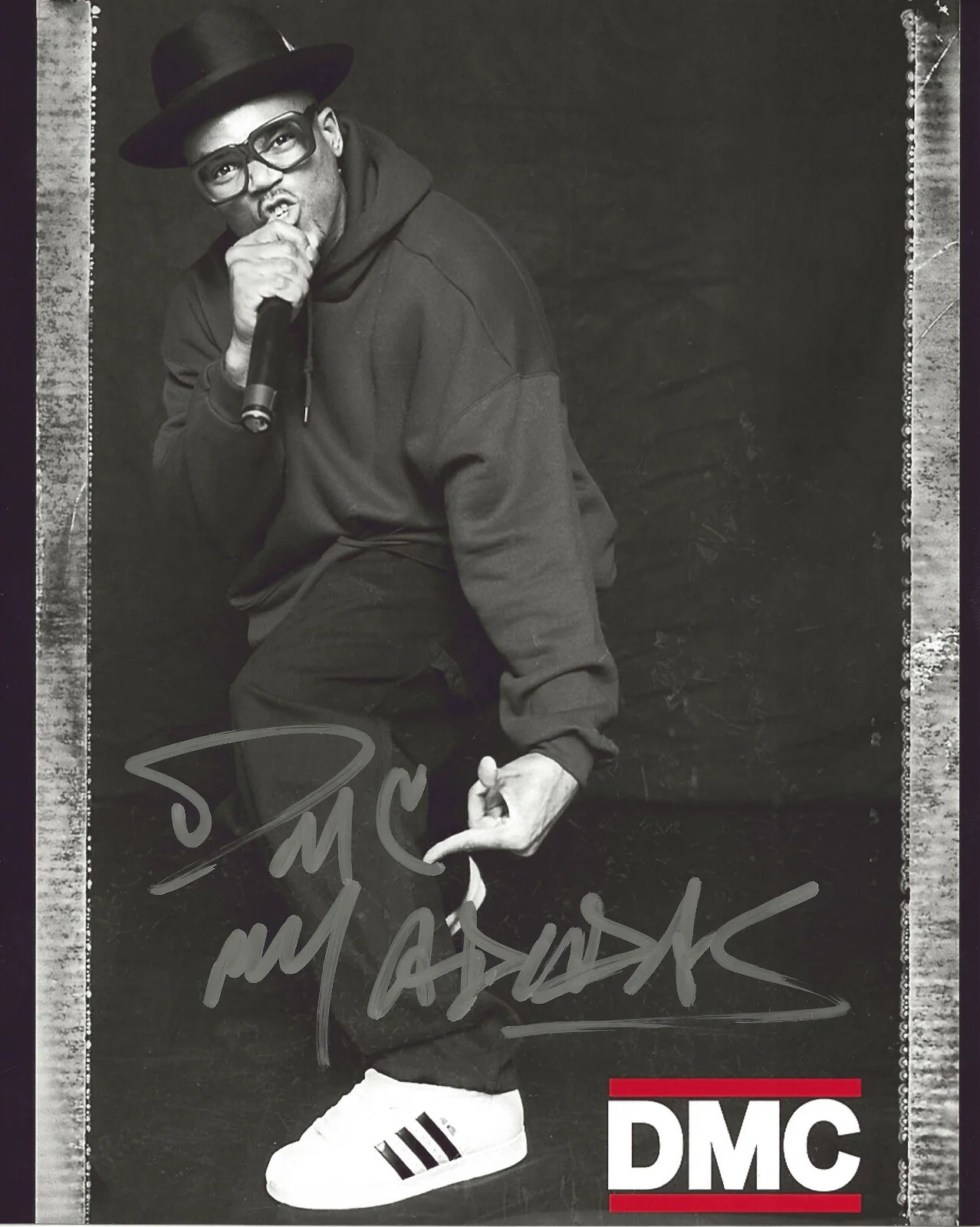 Darryl McDaniels Run DMC Rapper signed 8x10 photo COA exact proof autographed.., image 2