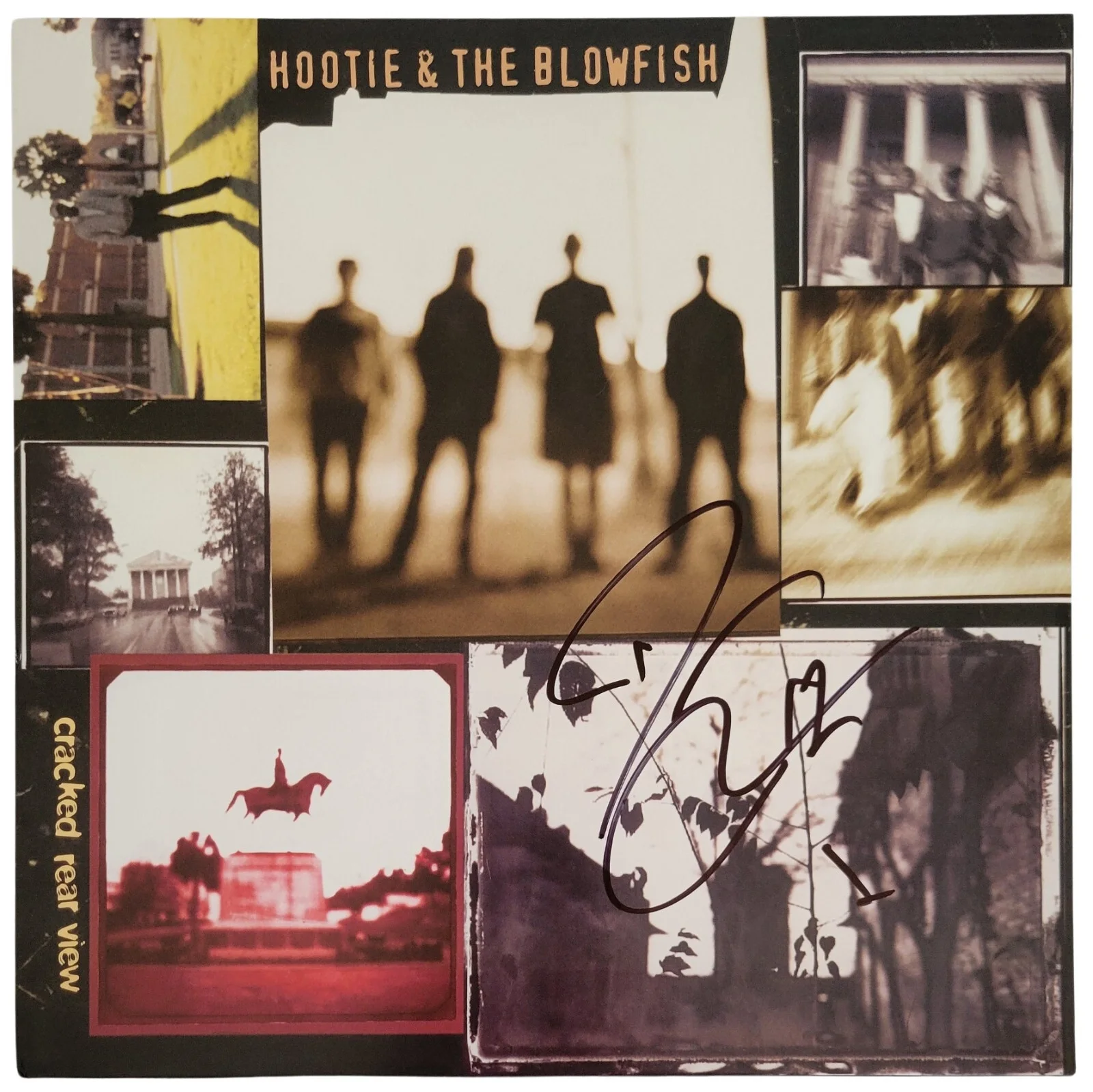 Darius Rucker signed Hootie & the Blowfish Cracked Rear View album LP COA proof, изображение 3