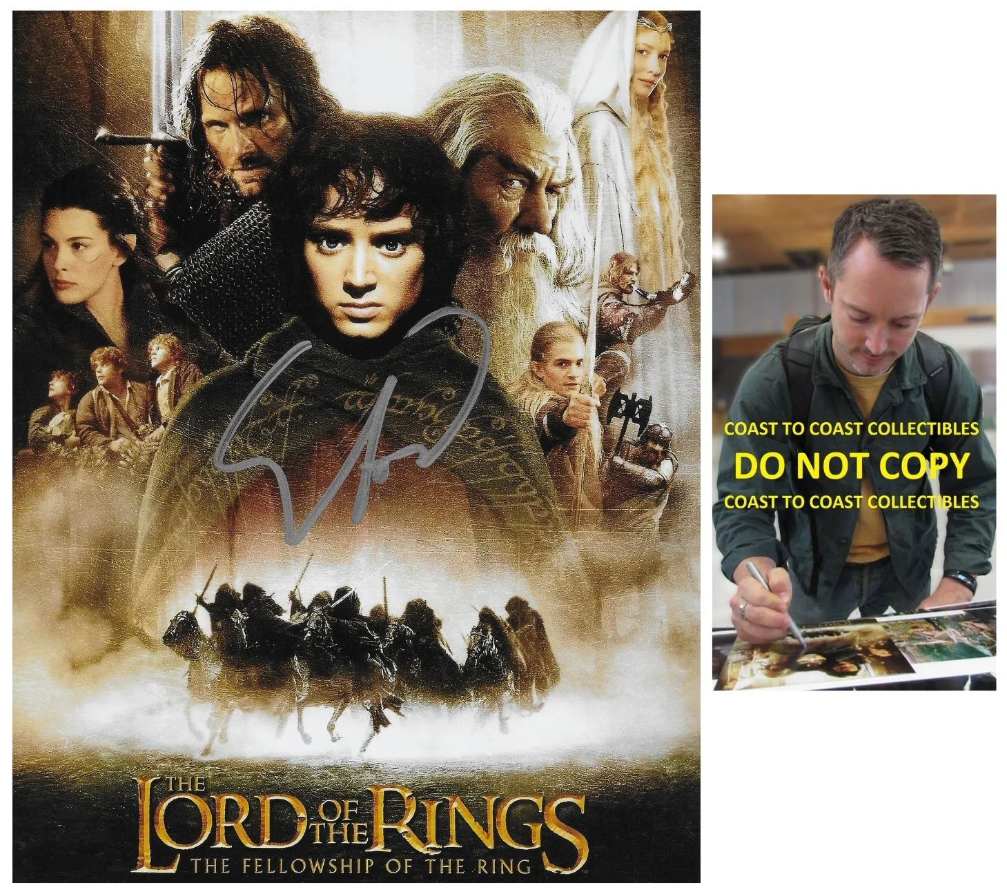 Elijah Wood — Elijah Wood Signed Lord Of The Rings 8x10 Photo Proof Autographed Frodo Baggins