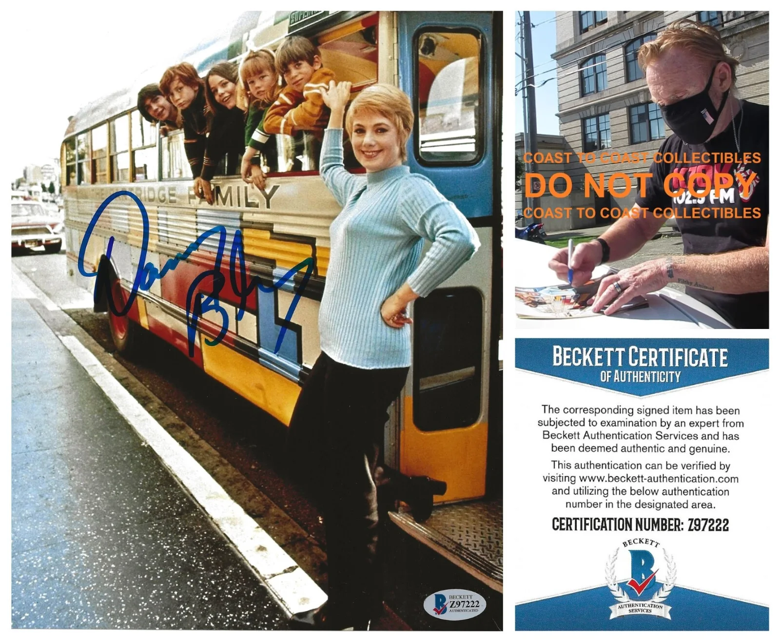 Danny Bonaduce — Danny Bonaduce signed Partridge Family 8x10 photo Beckett COA proof autographed,