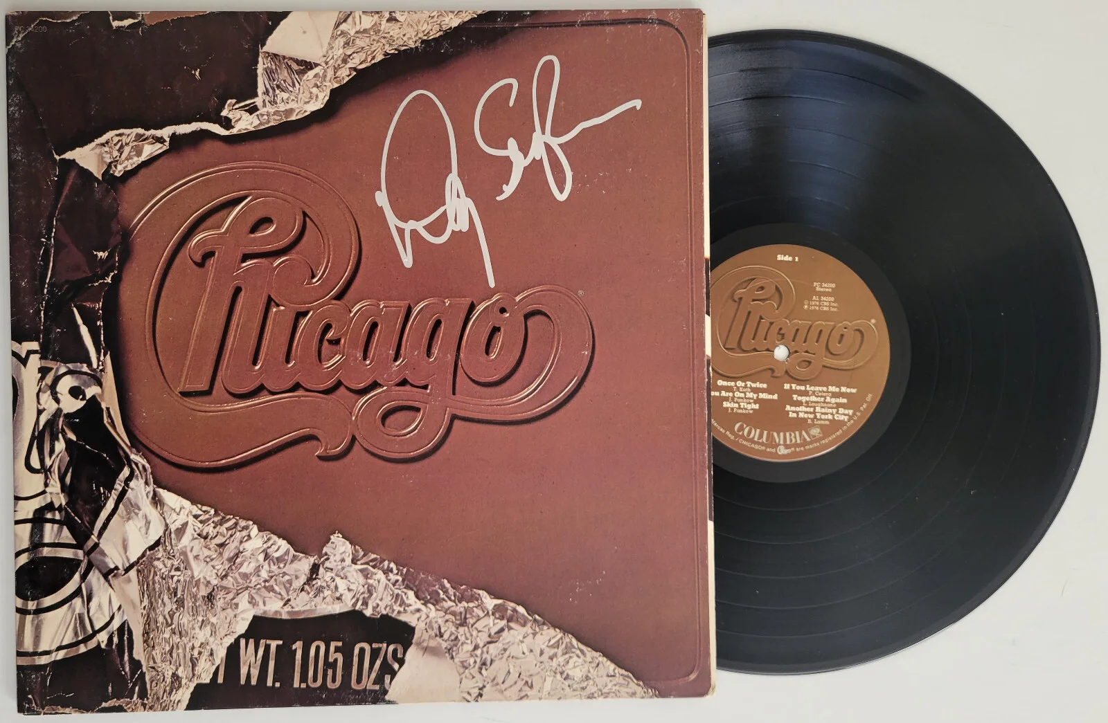 Danny Seraphine signed Chicago X album vinyl Record COA exact proof autographed, изображение 2
