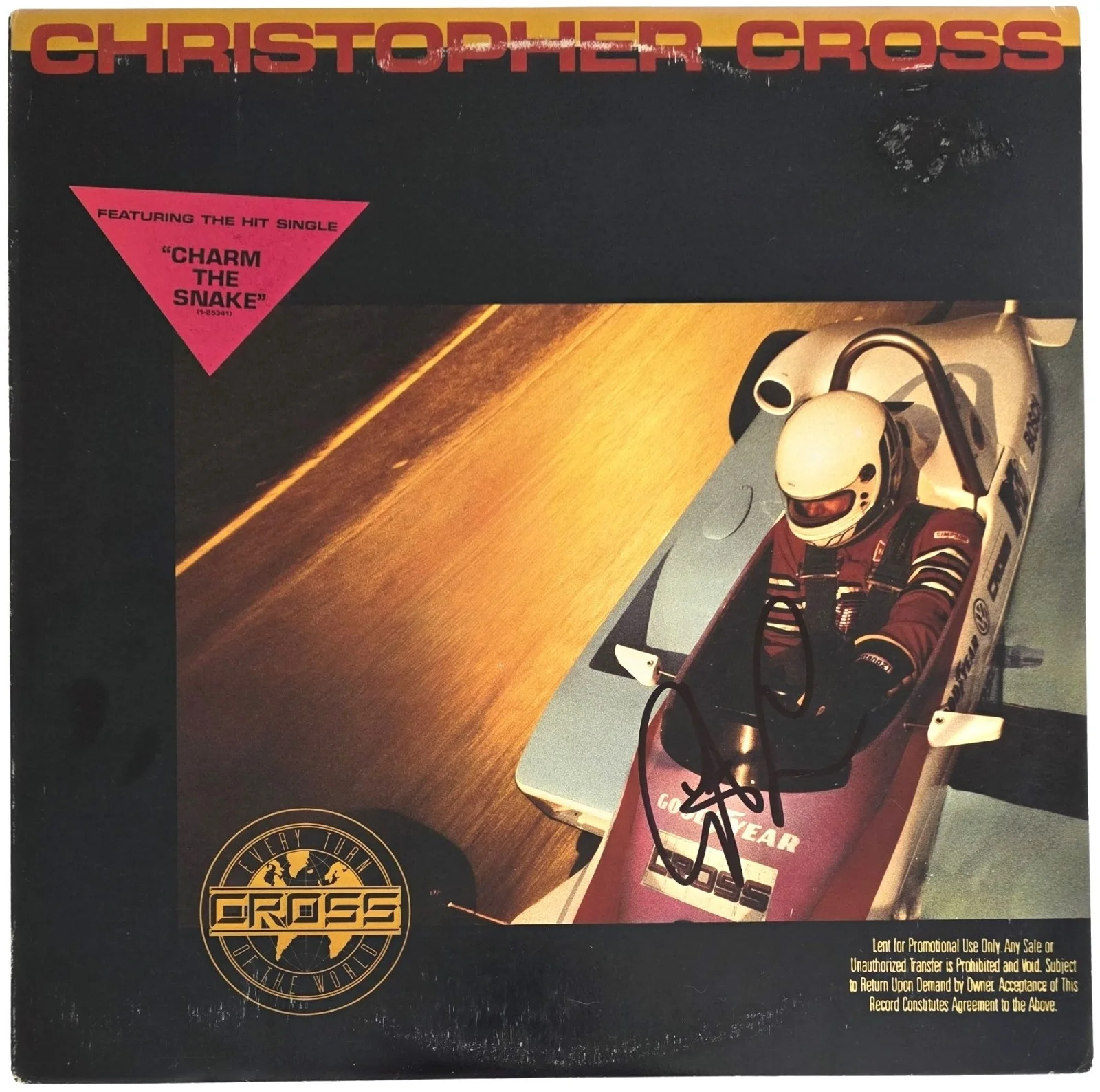Christopher Cross Signed Every Turn of the World Album Proof Autographed Vinyl, image 3