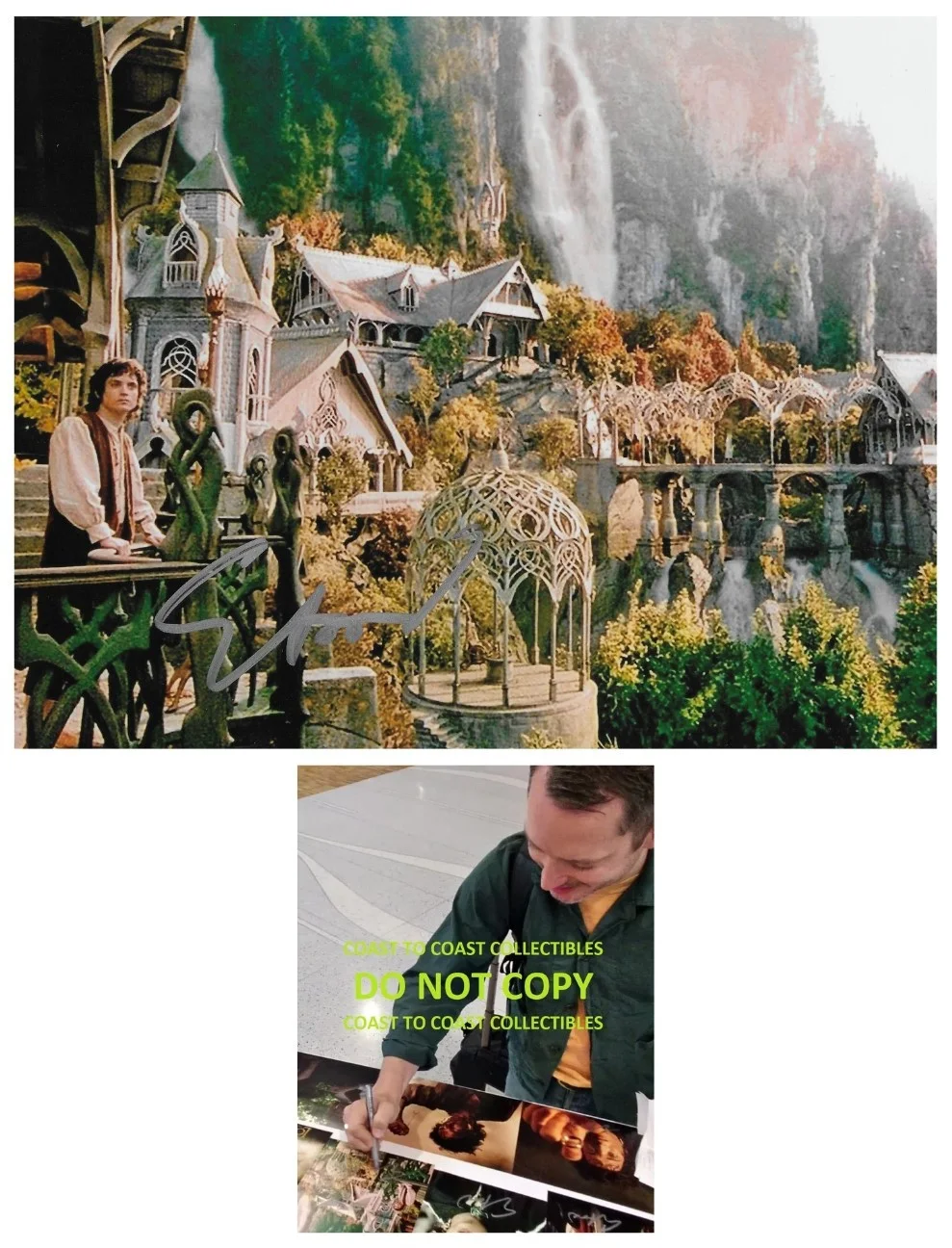 Elijah Wood — Elijah Wood Signed Lord Of The Rings 8x10 Photo Proof Autographed Frodo Baggins'