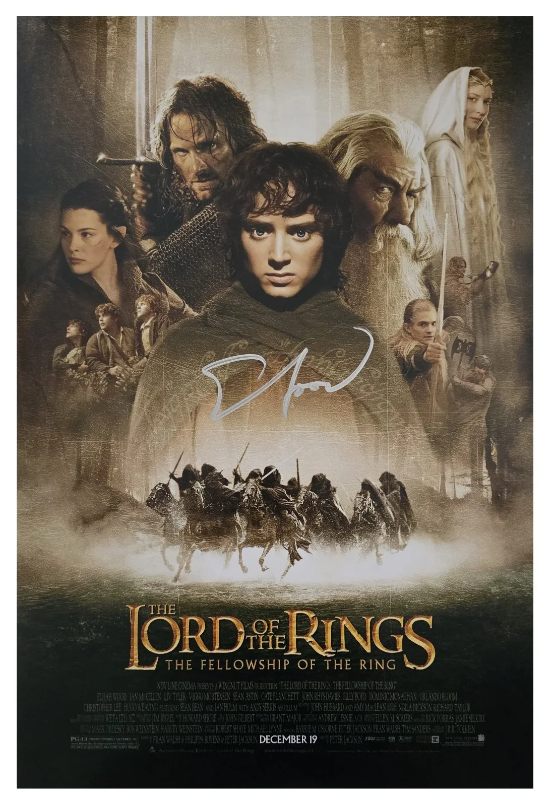 Elijah Wood — Elijah Wood Signed Lord Of The Rings 12x18 Photo Proof Autographed.Frodo Baggins, изображение 2