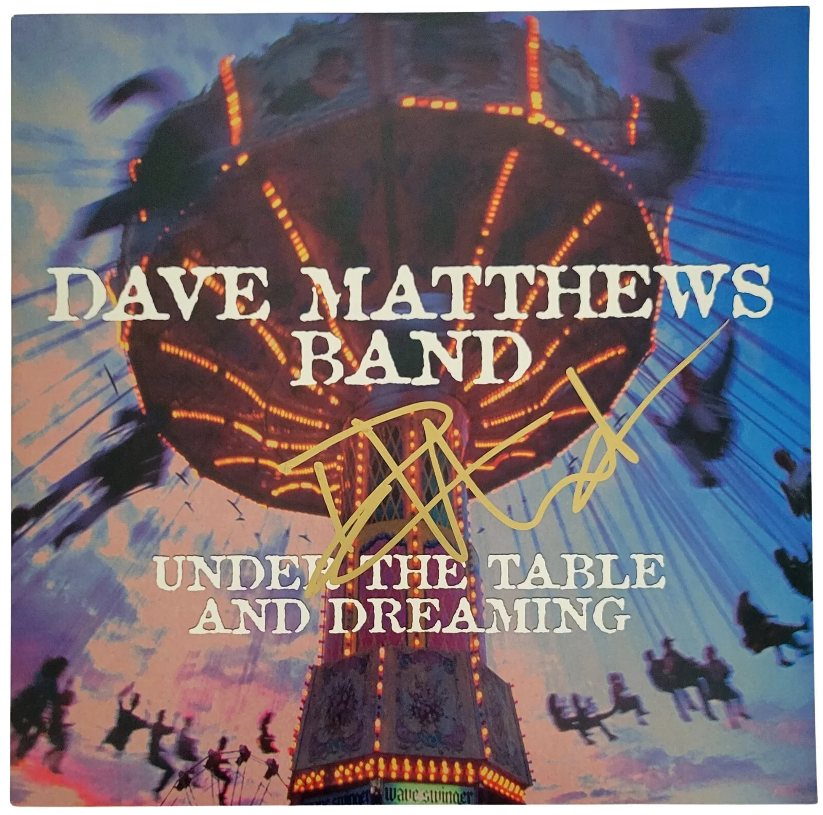 Dave Matthews Signed Under The Table And Dreaming Album COA Proof Vinyl Record, изображение 3
