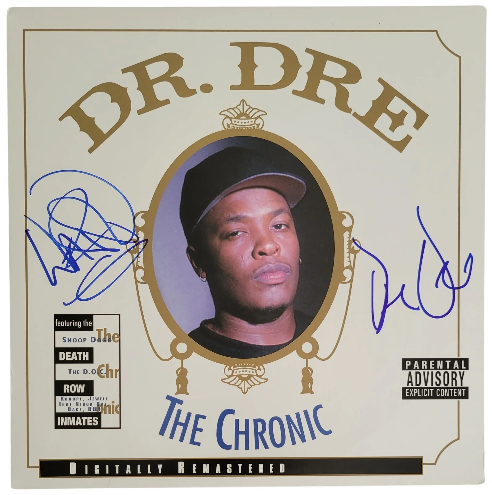 Dr Dre Signed The Chronic Album COA Autographed Vinyl Exact Proof Warren G, изображение 3