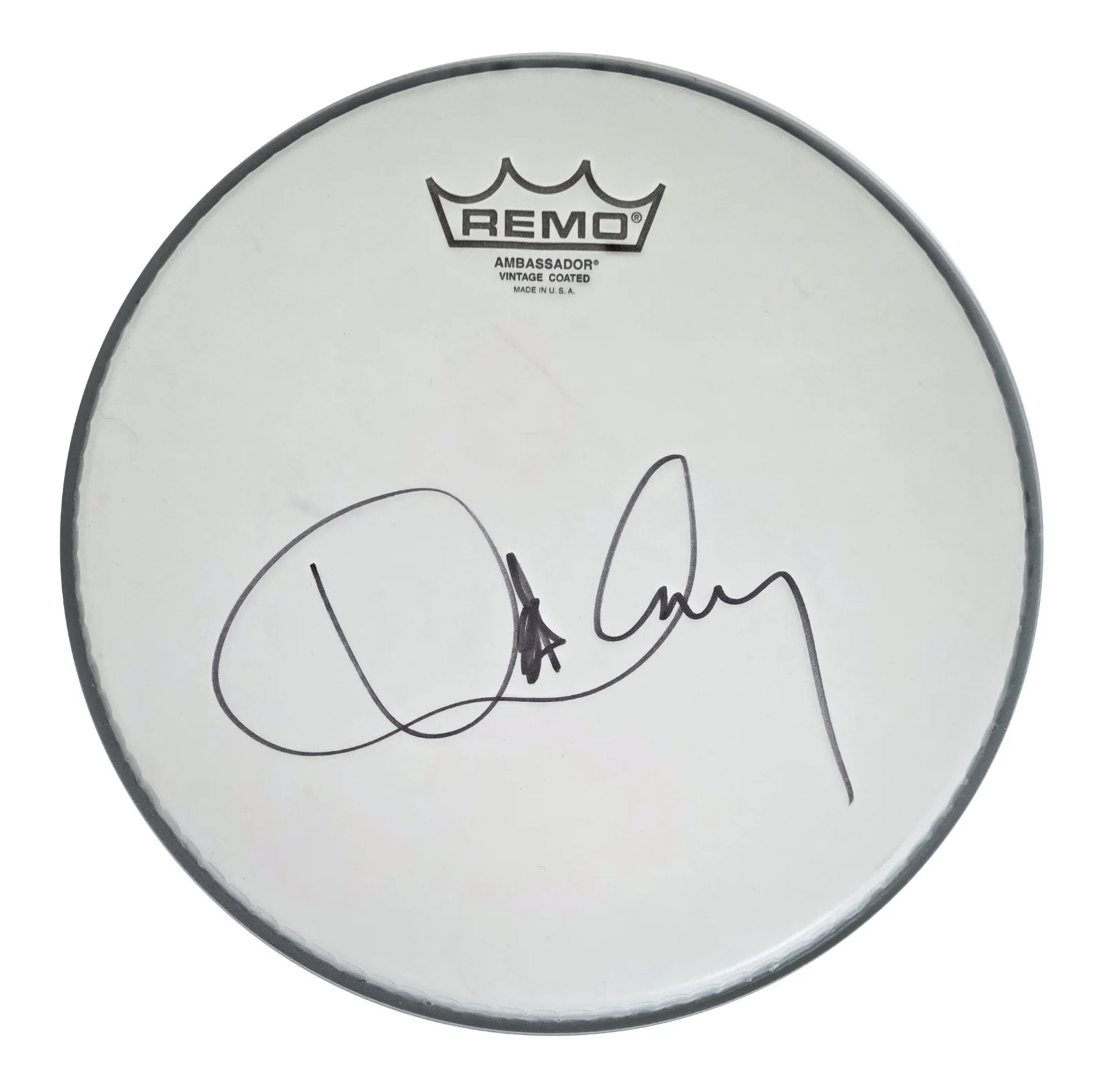Danny Carey Tool Drummer Signed 10'' Drumhead COA Exact Proof Autographed, image 2