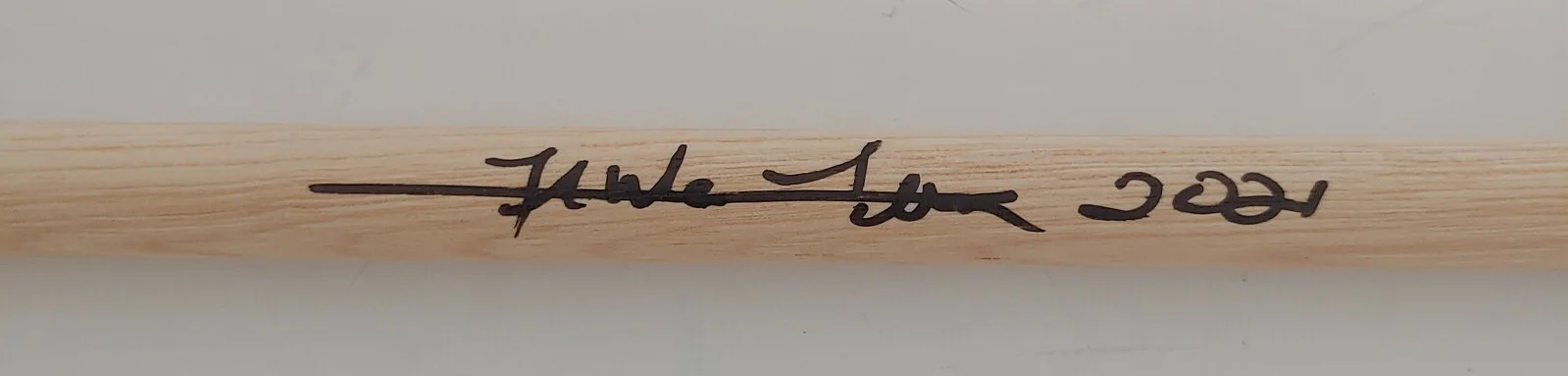 Frank Ferrer Gun N Roses drummer signed autographed Drumstick Beckett COA proof, image 2