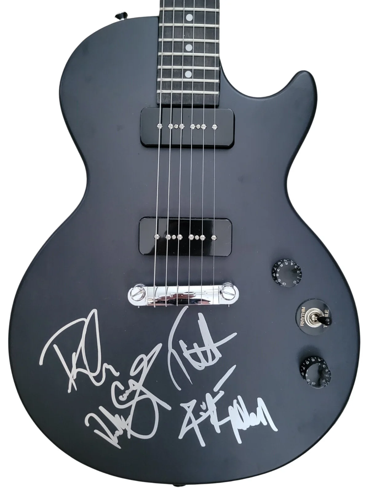 Def Leppard Band Signed Les Paul Electric Guitar COA Exact Proof Autographed, изображение 3