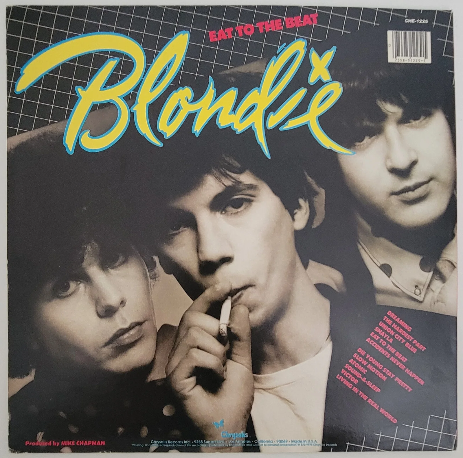 Debbie Harry Clem Burke signed Blondie Eat to the Beat album vinyl COA proof, изображение 4