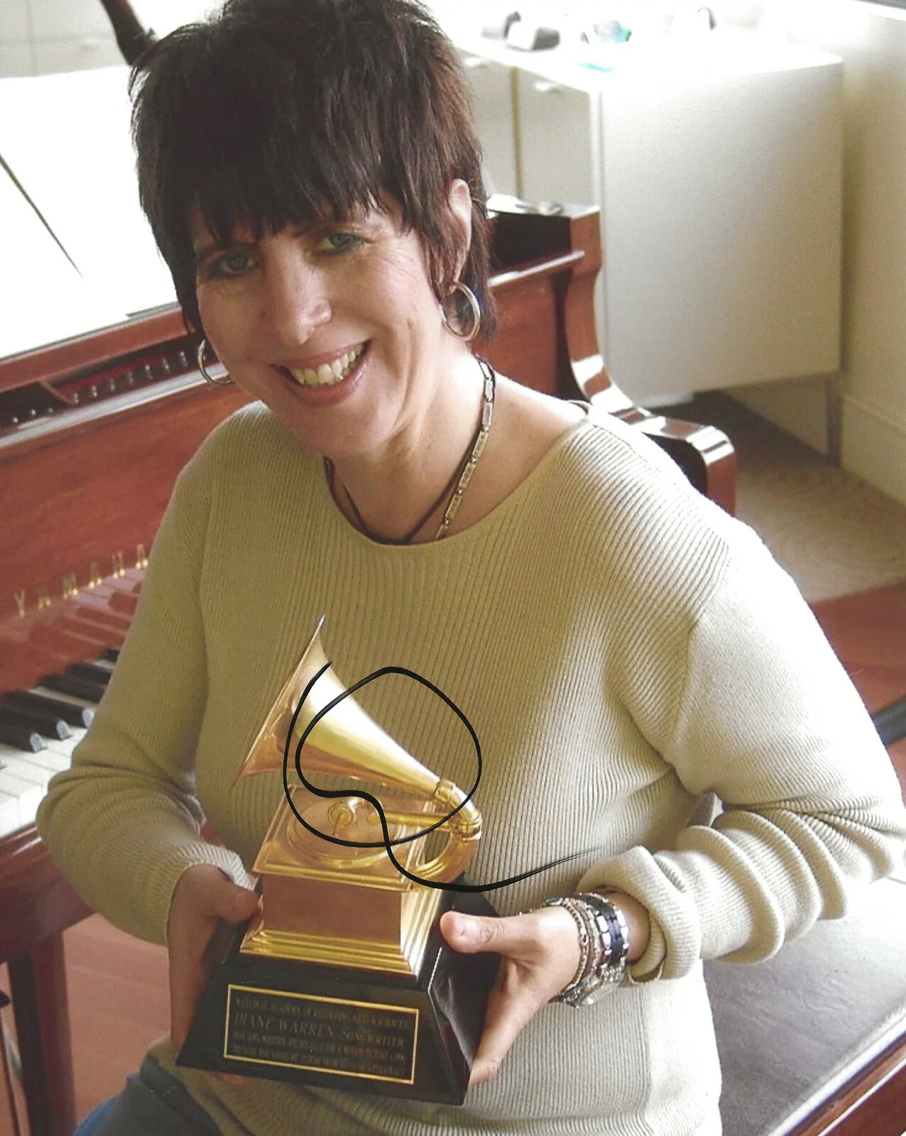 Diane Warren Songwritter musician signed 8x10 Photo exact Proof COA autographed., изображение 2
