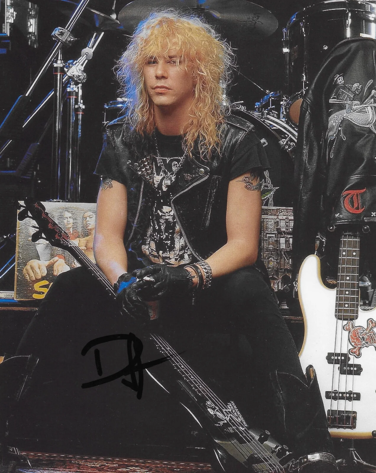 Duff McKagan Bassist Gun N Roses Signed 8x10 Photo COA Exact Proof Autographed, изображение 2