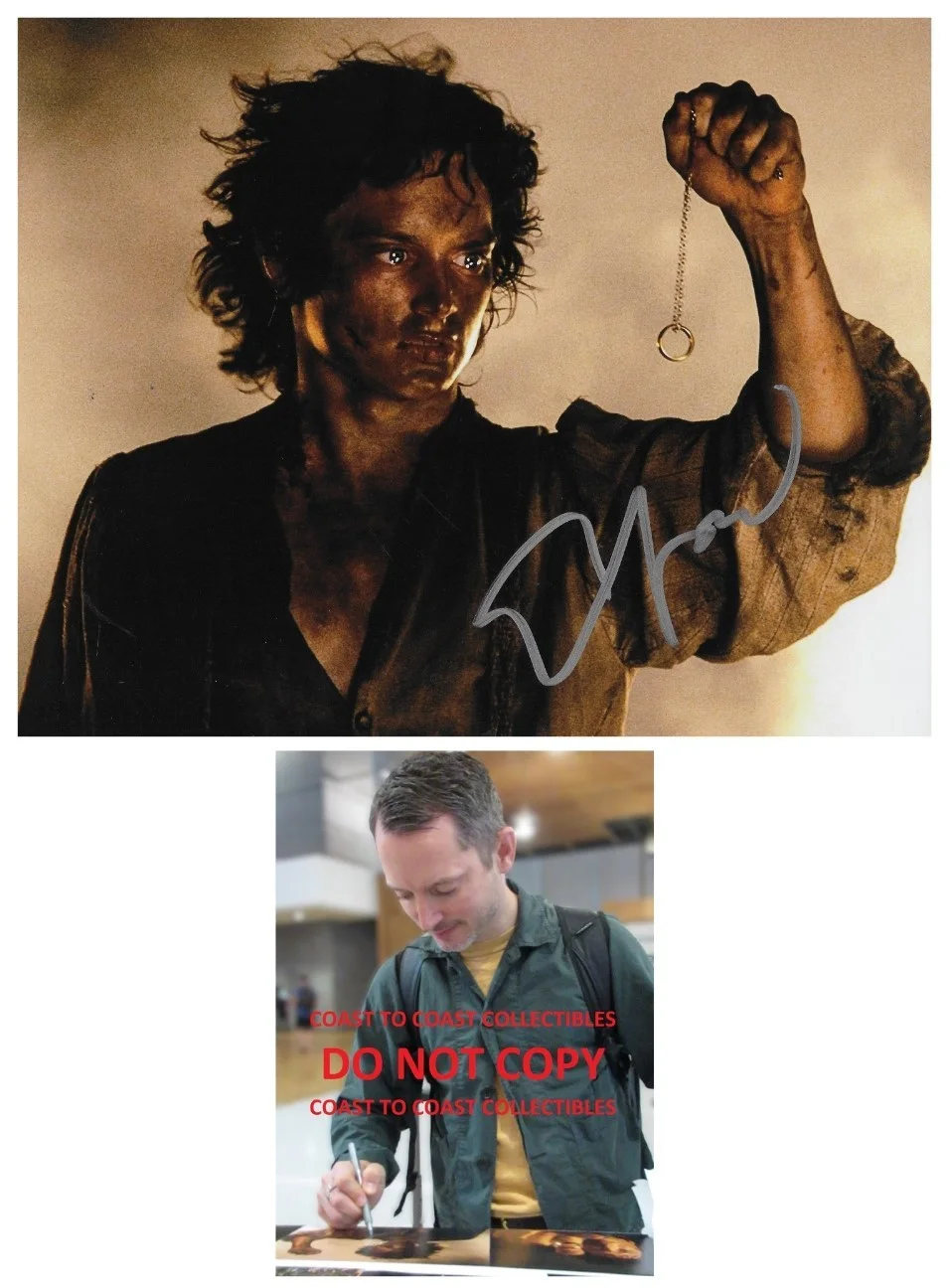 Elijah Wood — Elijah Wood Signed Lord Of The Rings 8x10 Photo Proof Autographed Frodo Baggins=