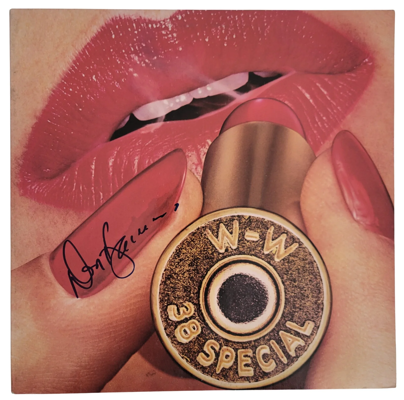 Don Barnes Signed 38 Special Rockin into the Night Album COA Proof Autographed, image 3