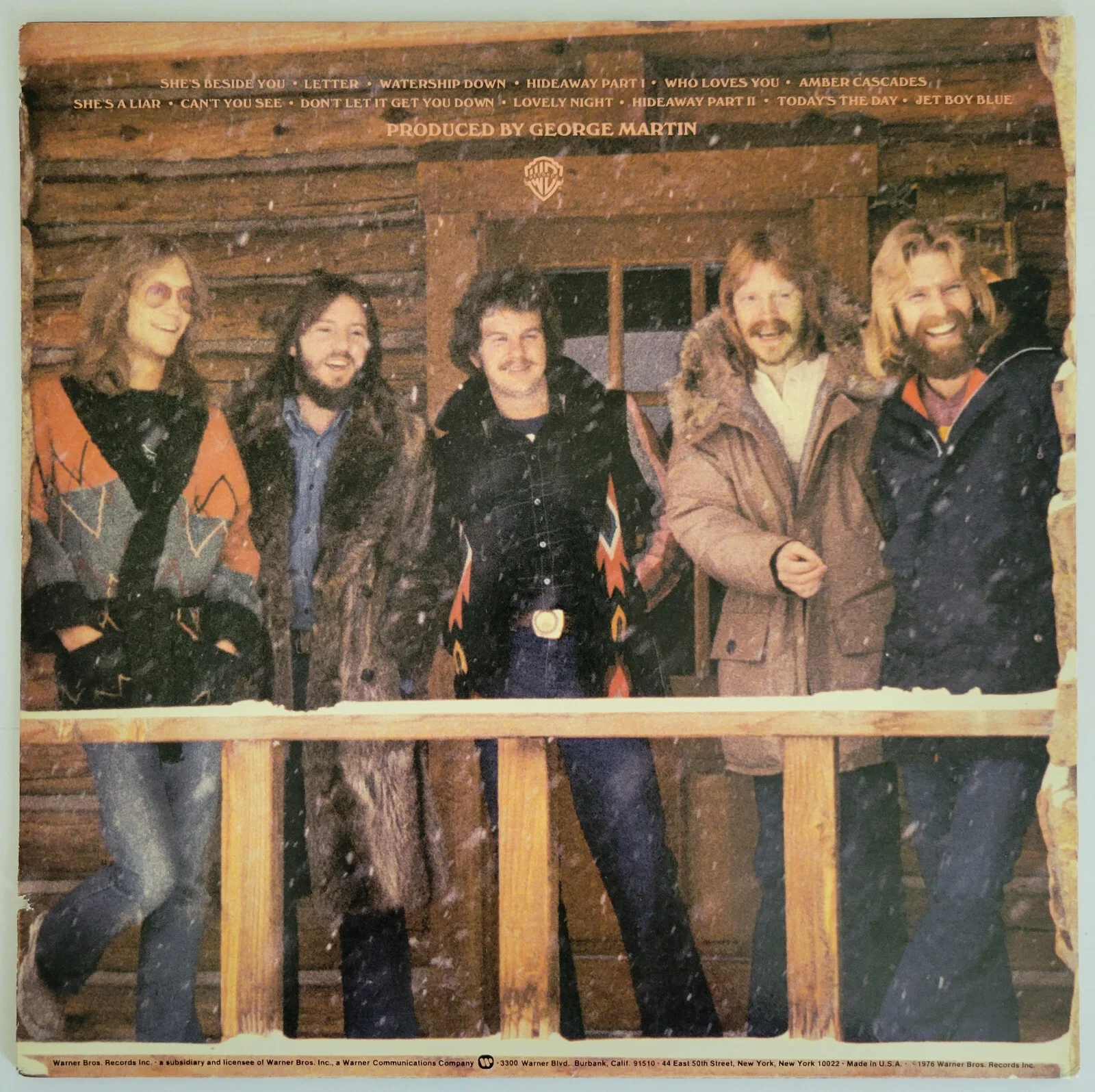 Dewey Bunnell Gerry Beckley Signed America Hideaway Album Vinyl Record COA Proof, image 4