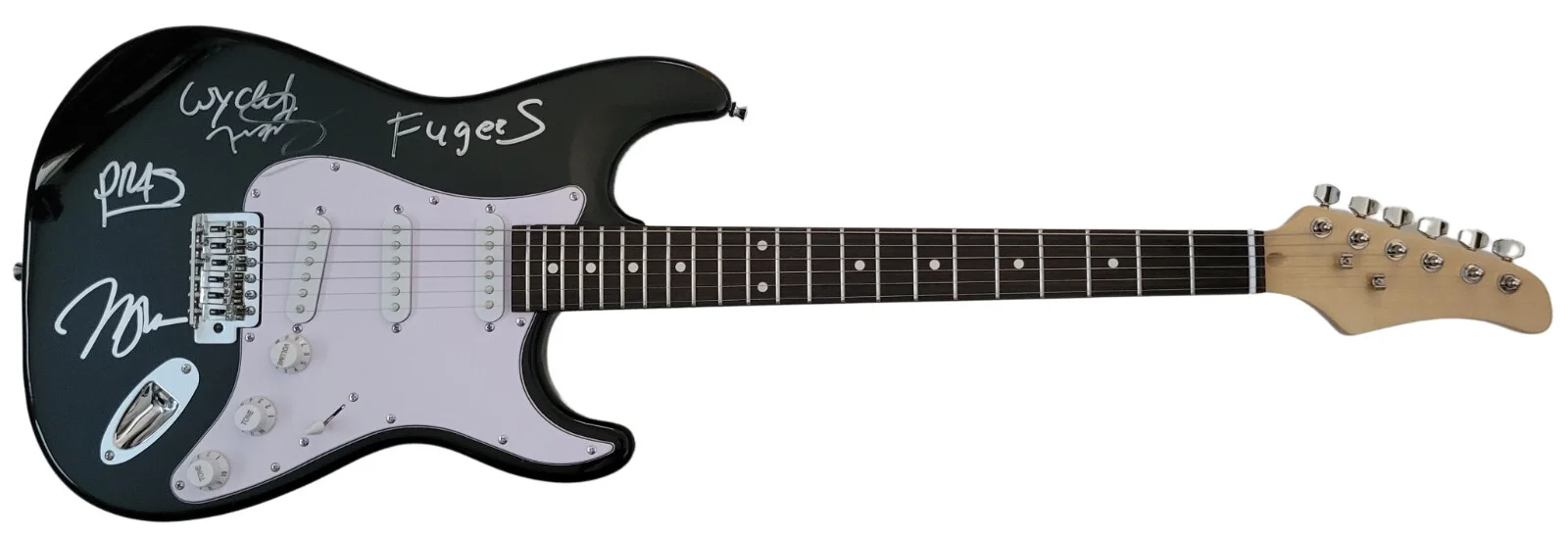 Fugees Signed Guitar Proof COA Autographed Lauryn Hill,Pras Michel,Wyclef Jean, изображение 2