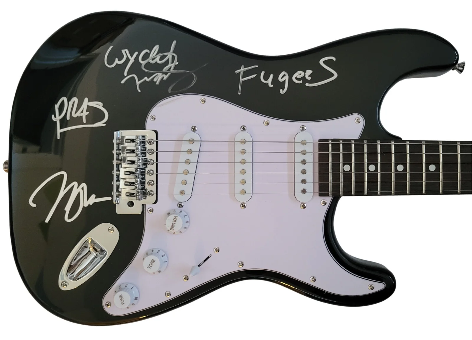 Fugees Signed Guitar Proof COA Autographed Lauryn Hill,Pras Michel,Wyclef Jean, изображение 4