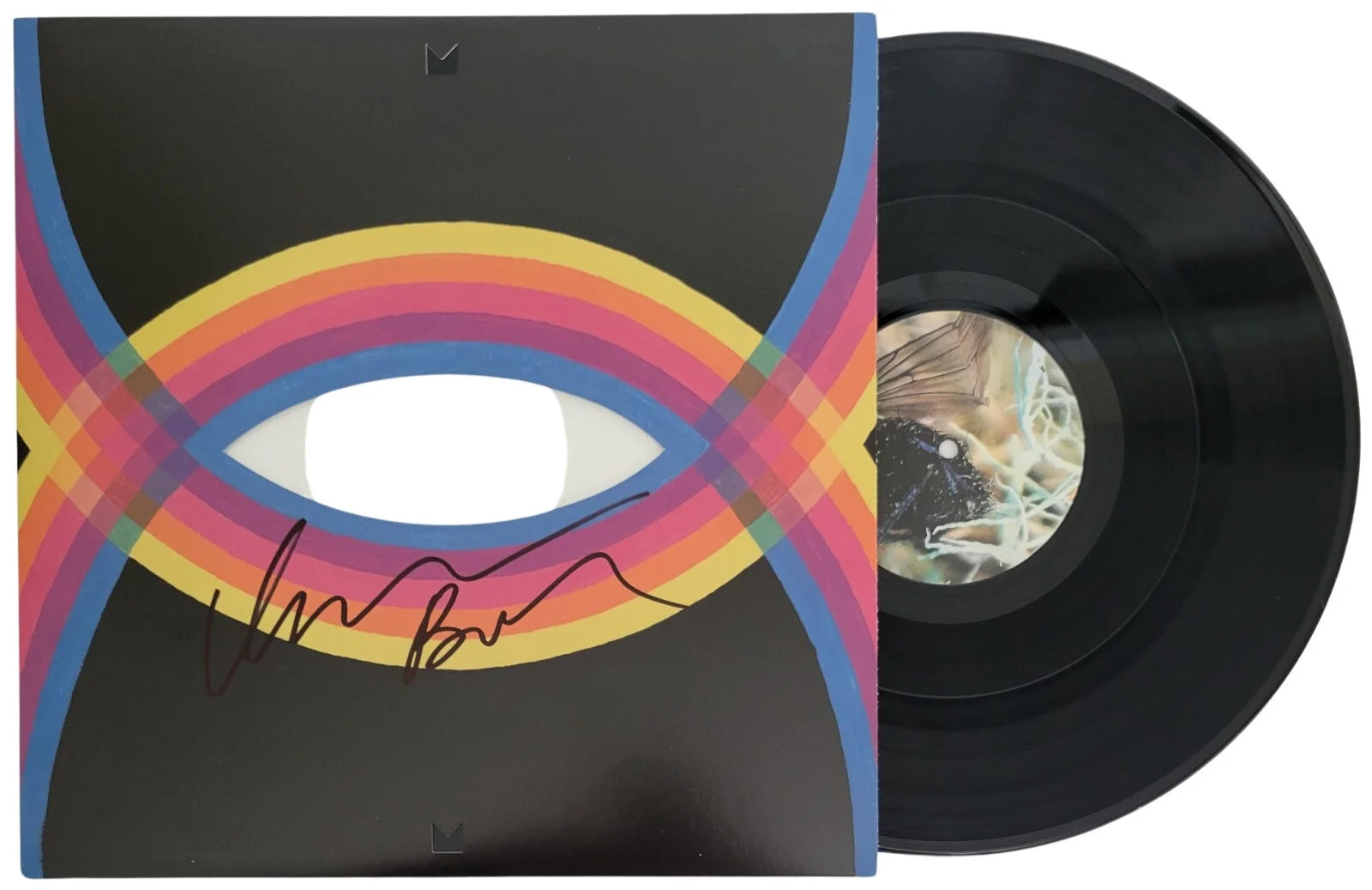 Isaac Brock Signed Modest Mouse Night On The Sun Album Vinyl Record COA Proof, изображение 2