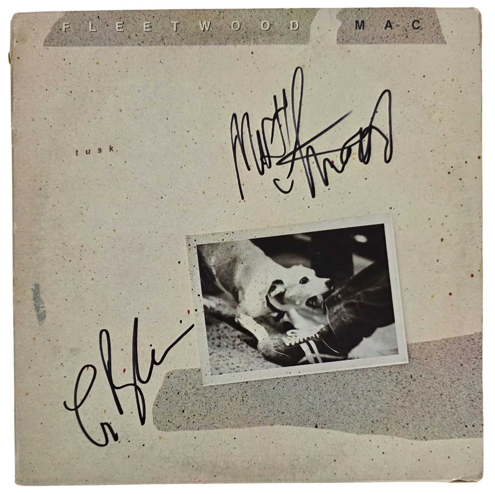 Fleetwood Mac Signed Tusk Album COA Exact Proof Autographed Vinyl Mick & Lindsey, изображение 3