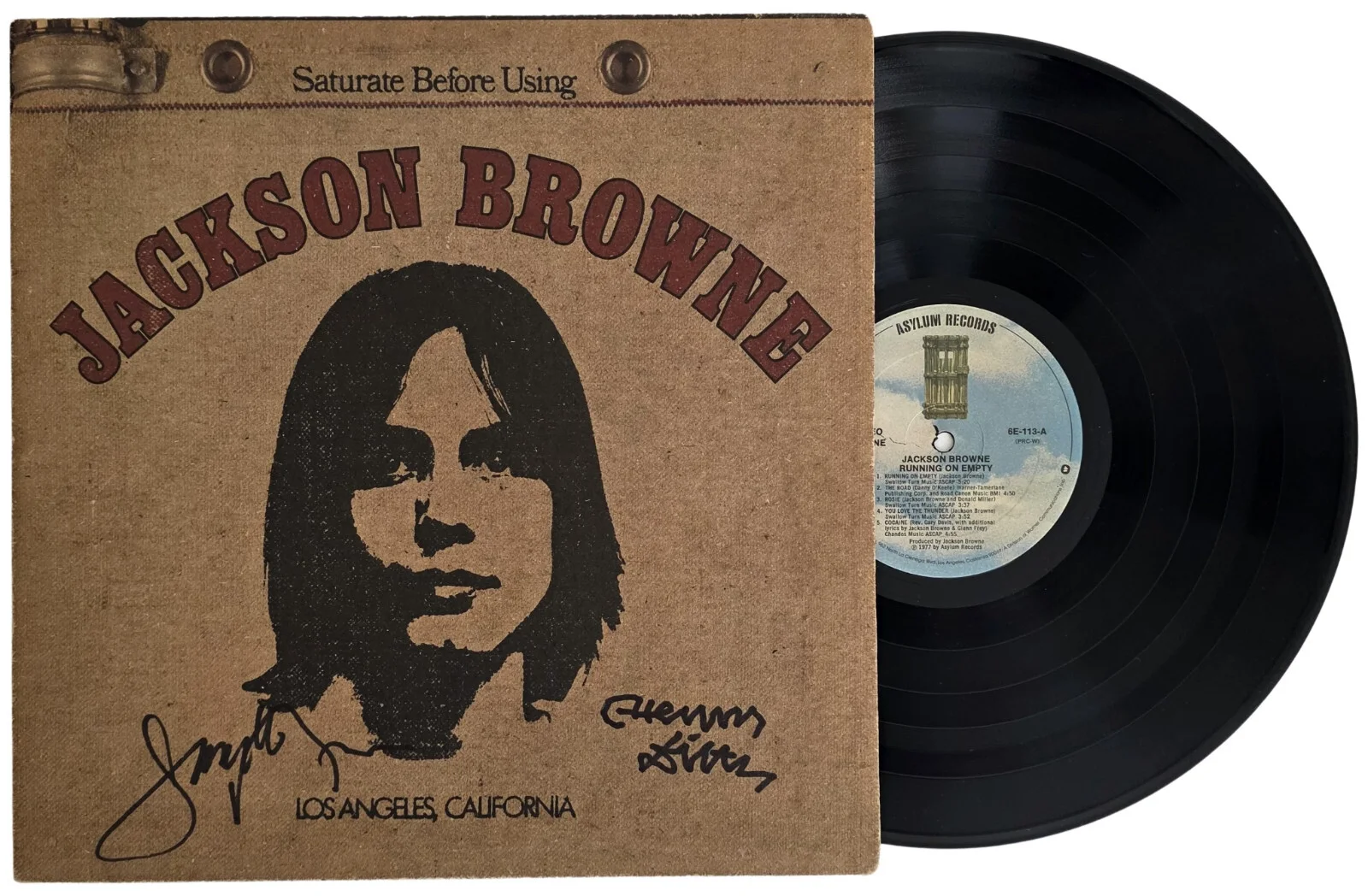 Jackson Browne Signed Album COA Exact Proof Henry Diltz Autographed Vinyl Record, изображение 2