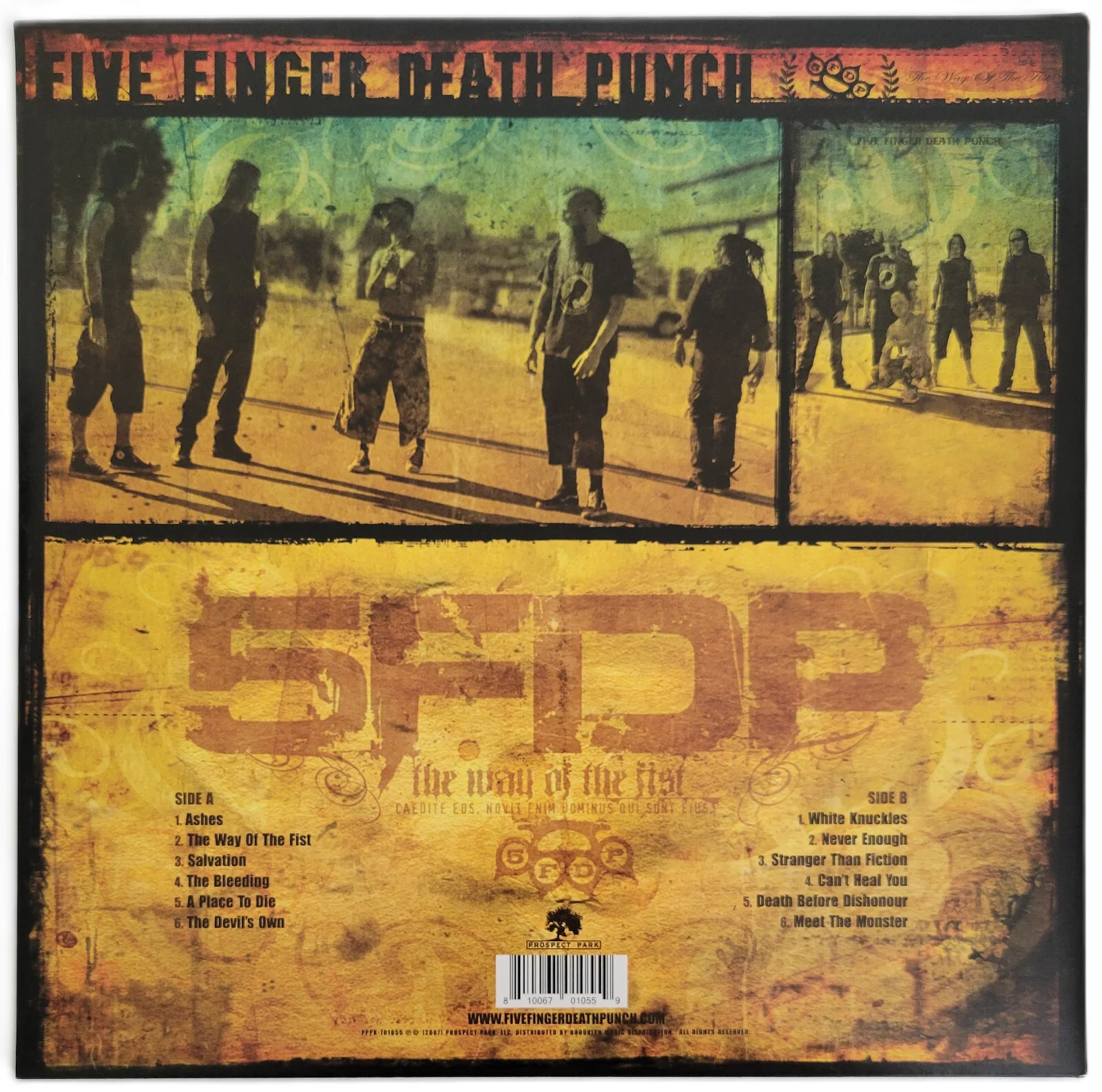 Ivan Moody Signed Five Finger Death Punch Pre Emptive Strike Album Proof Vinyl, изображение 4