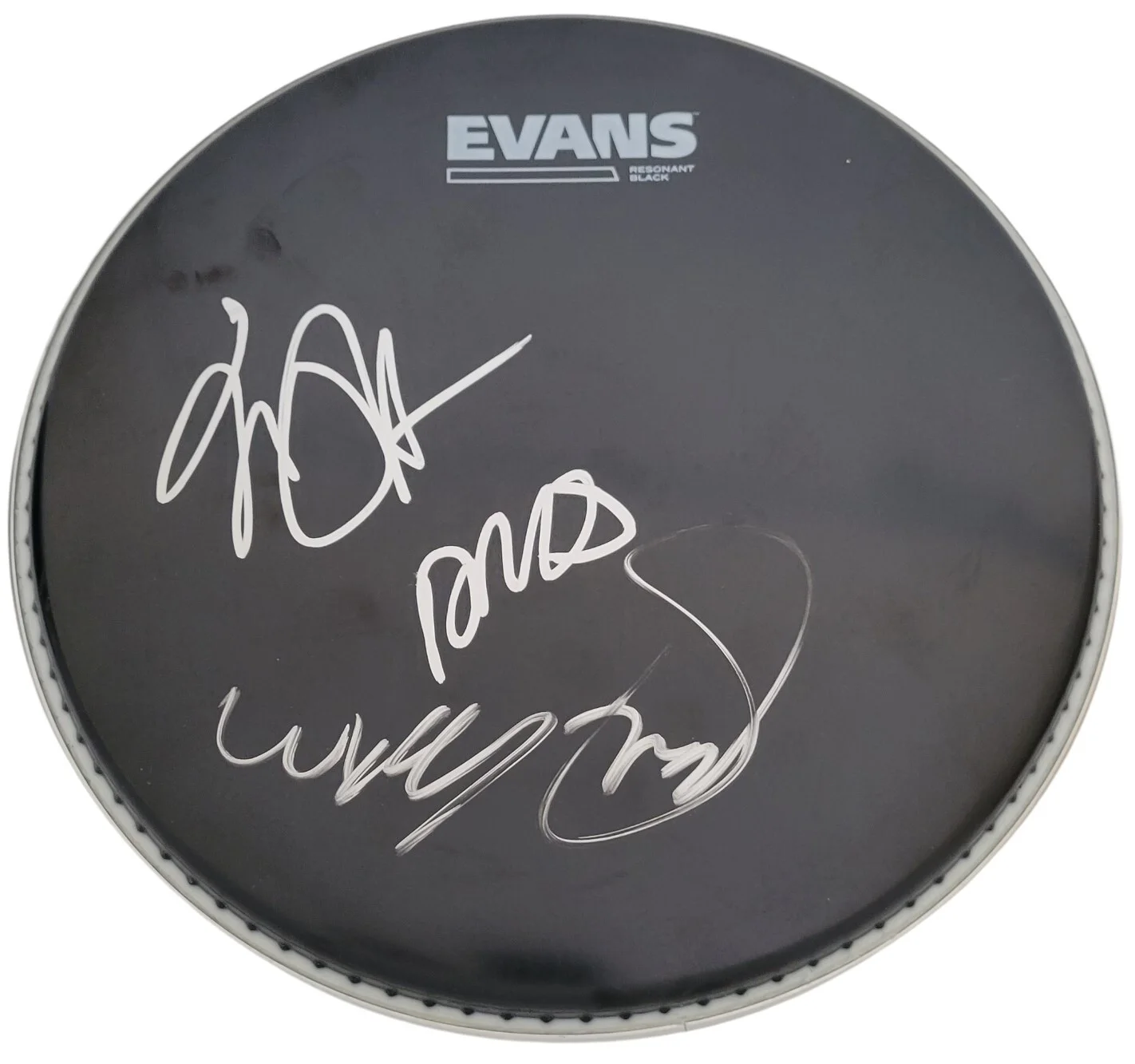 Fugees Signed 10'' Drumhead Proof Autograph Lauryn Hill,Pras Michel,Wyclef Jean, image 2