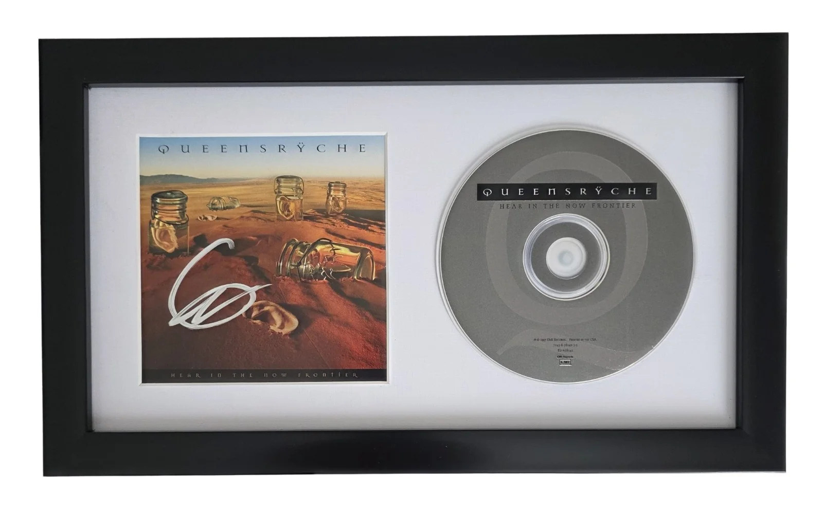 Geoff Tate Signed Queensryche Hear in the Now Frontier CD COA Proof Autographed, image 2