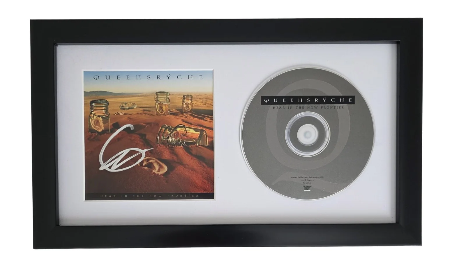 Geoff Tate Signed Queensryche Hear in the Now Frontier CD COA Proof Autographed, image 4
